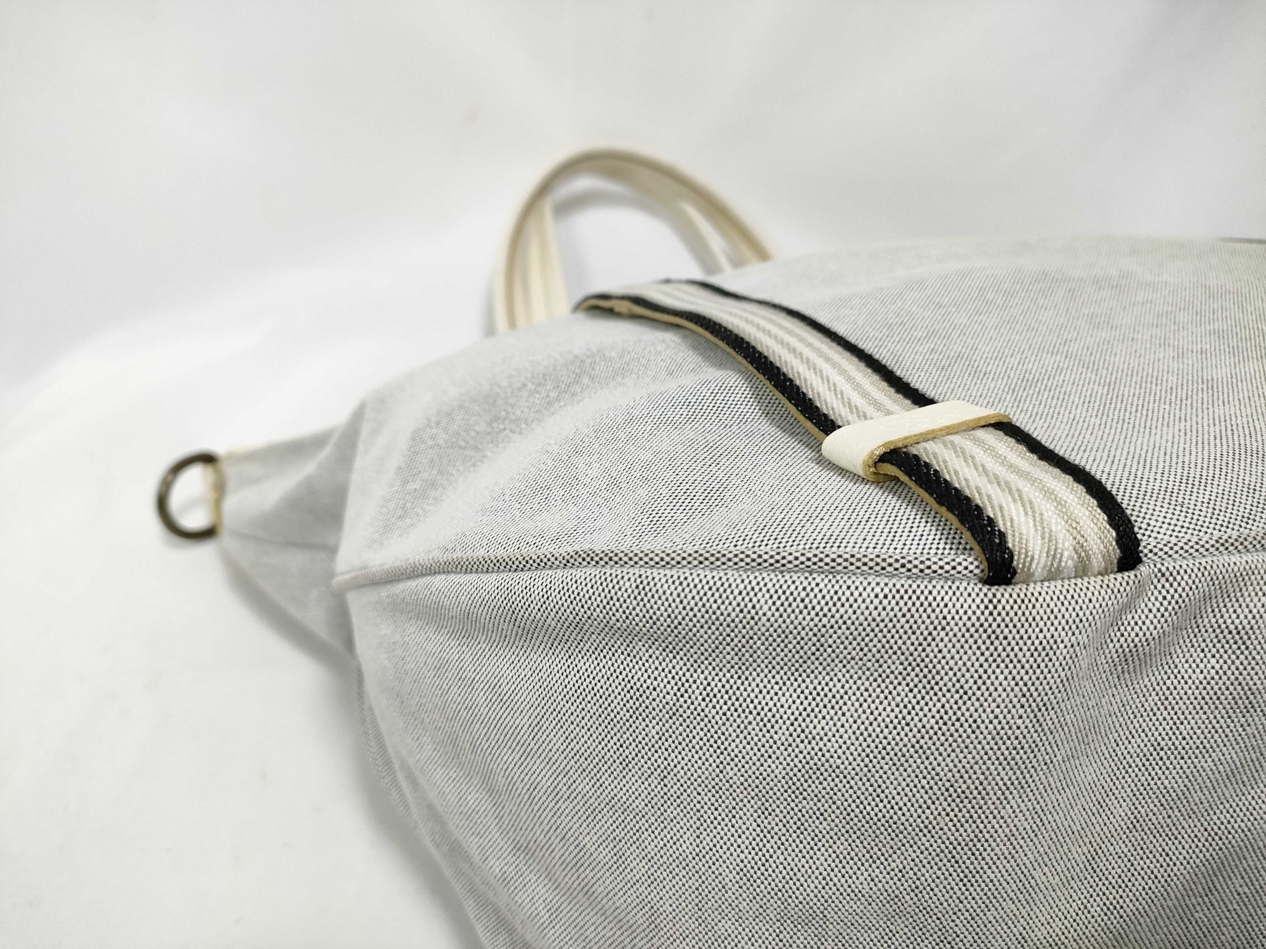 handbag, canvas, white — view 6