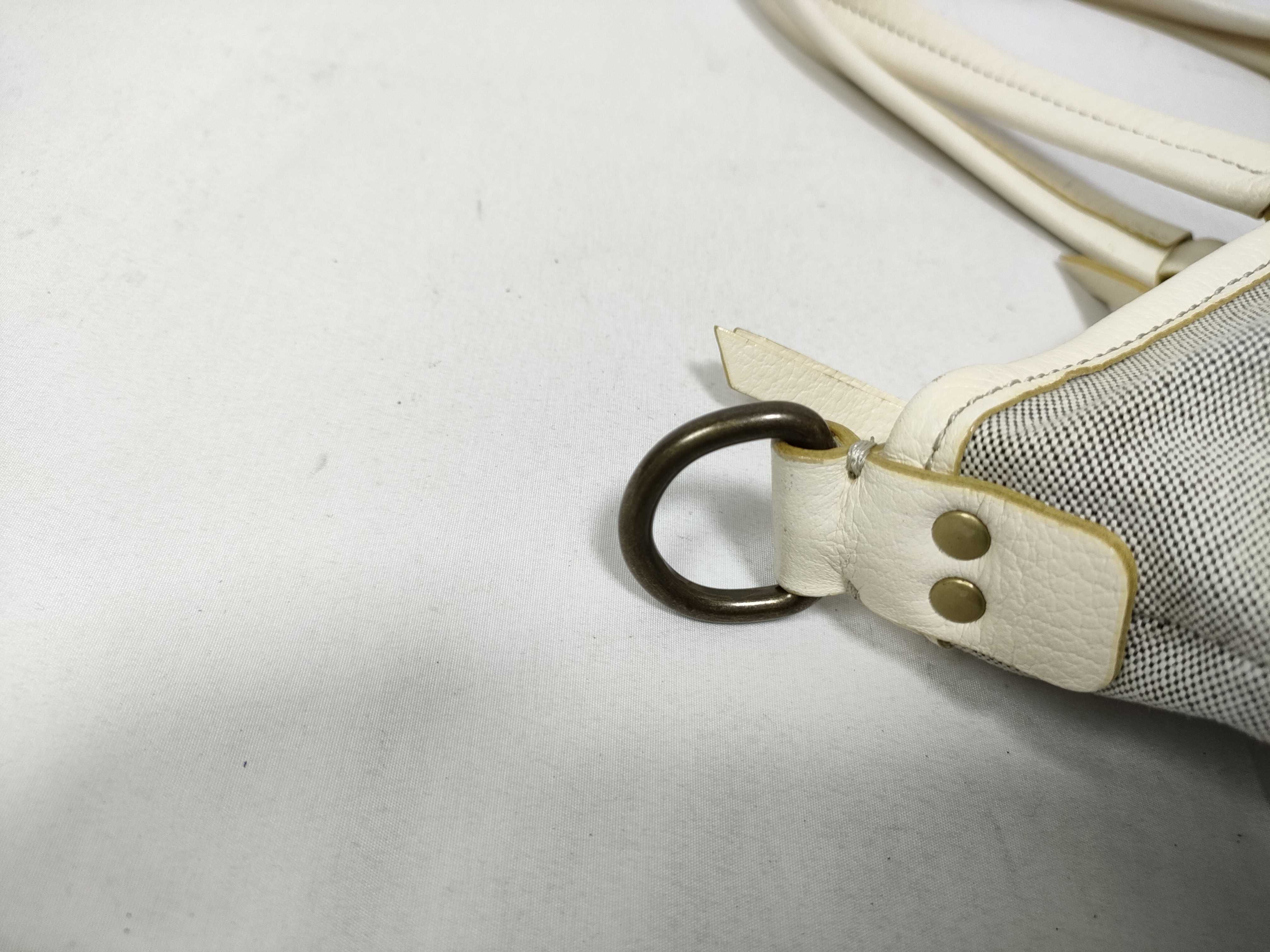 handbag, canvas, white — view 7