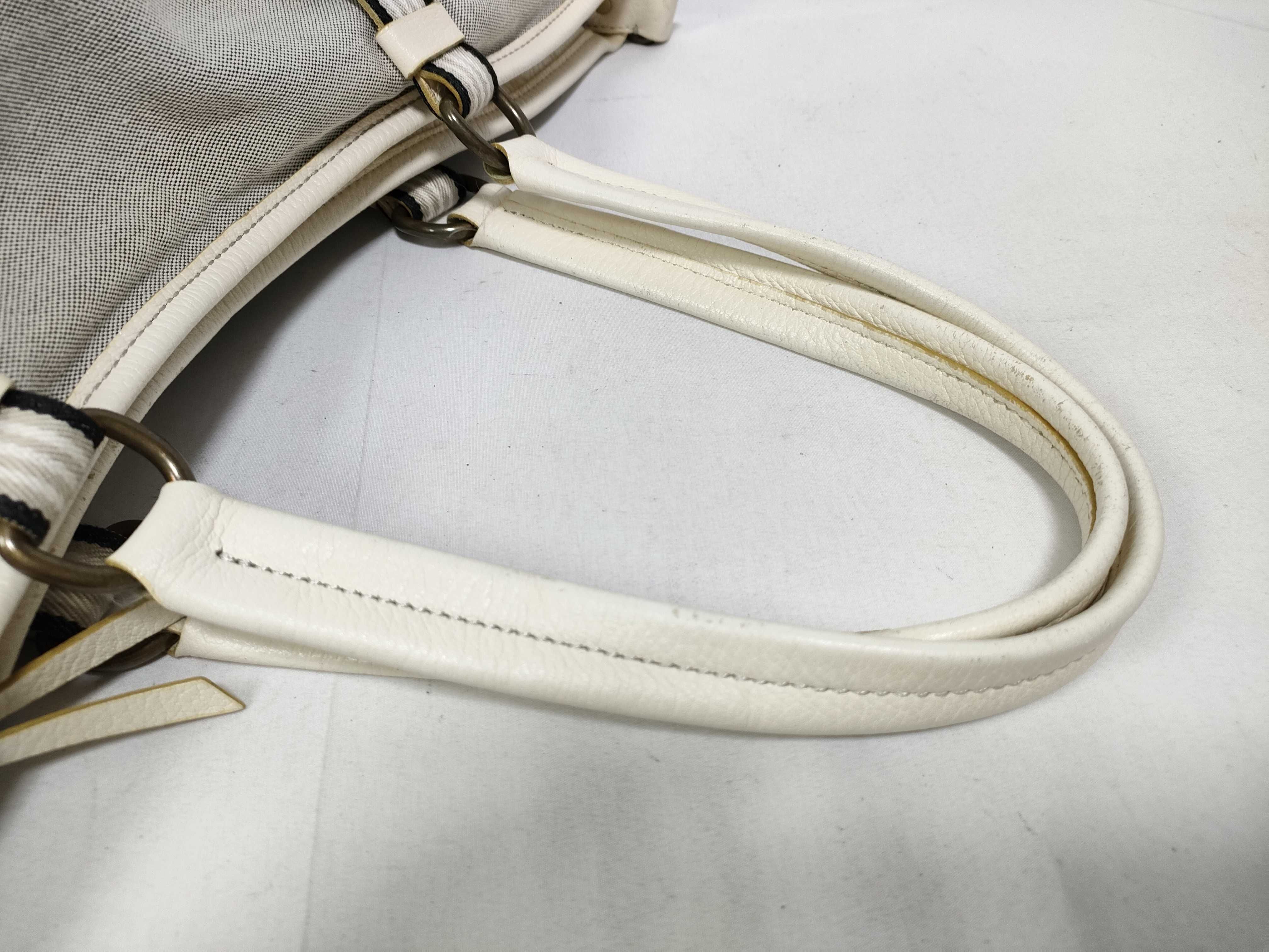 handbag, canvas, white — view 10