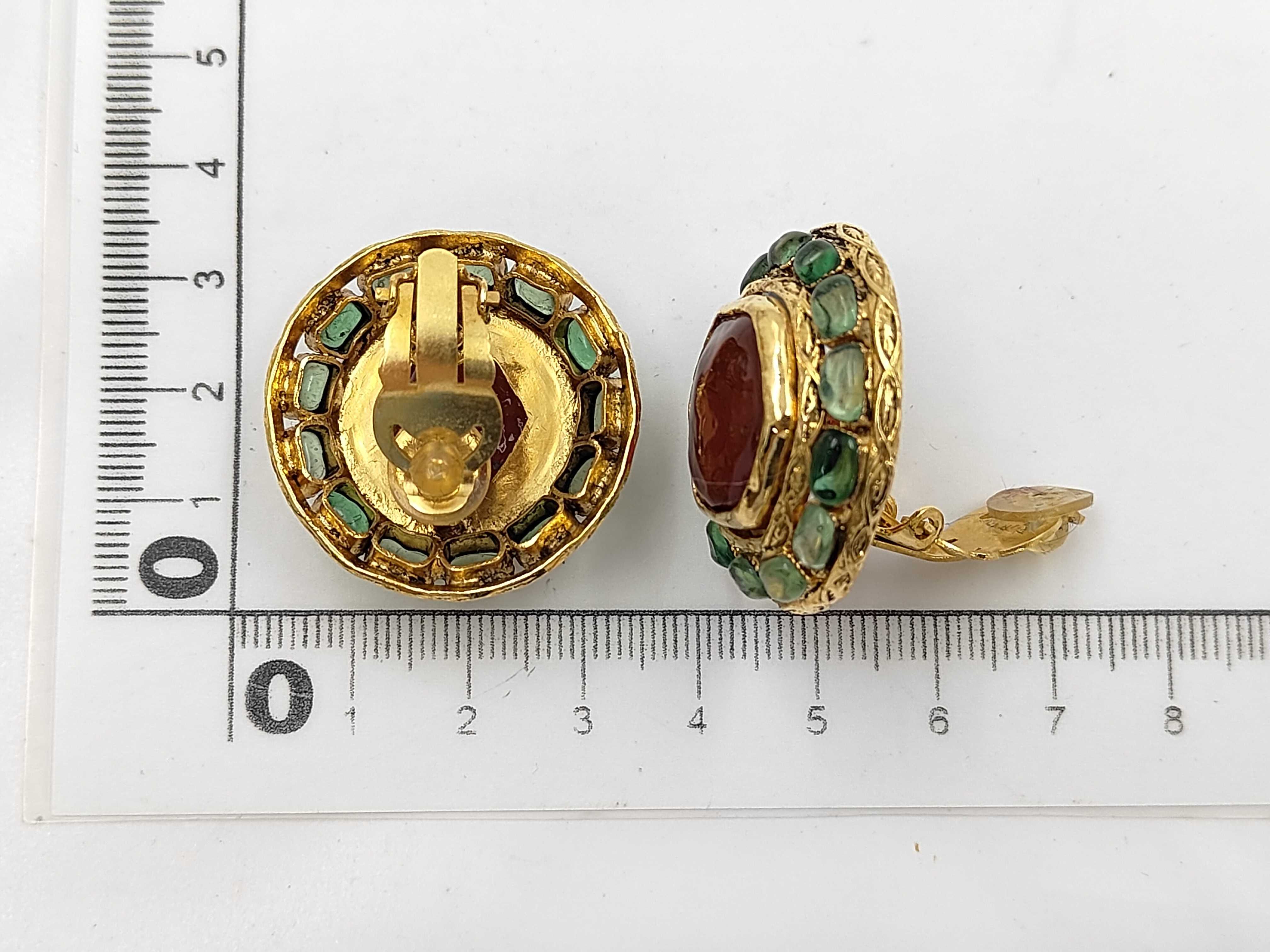 Red Stone Earrings — view 6