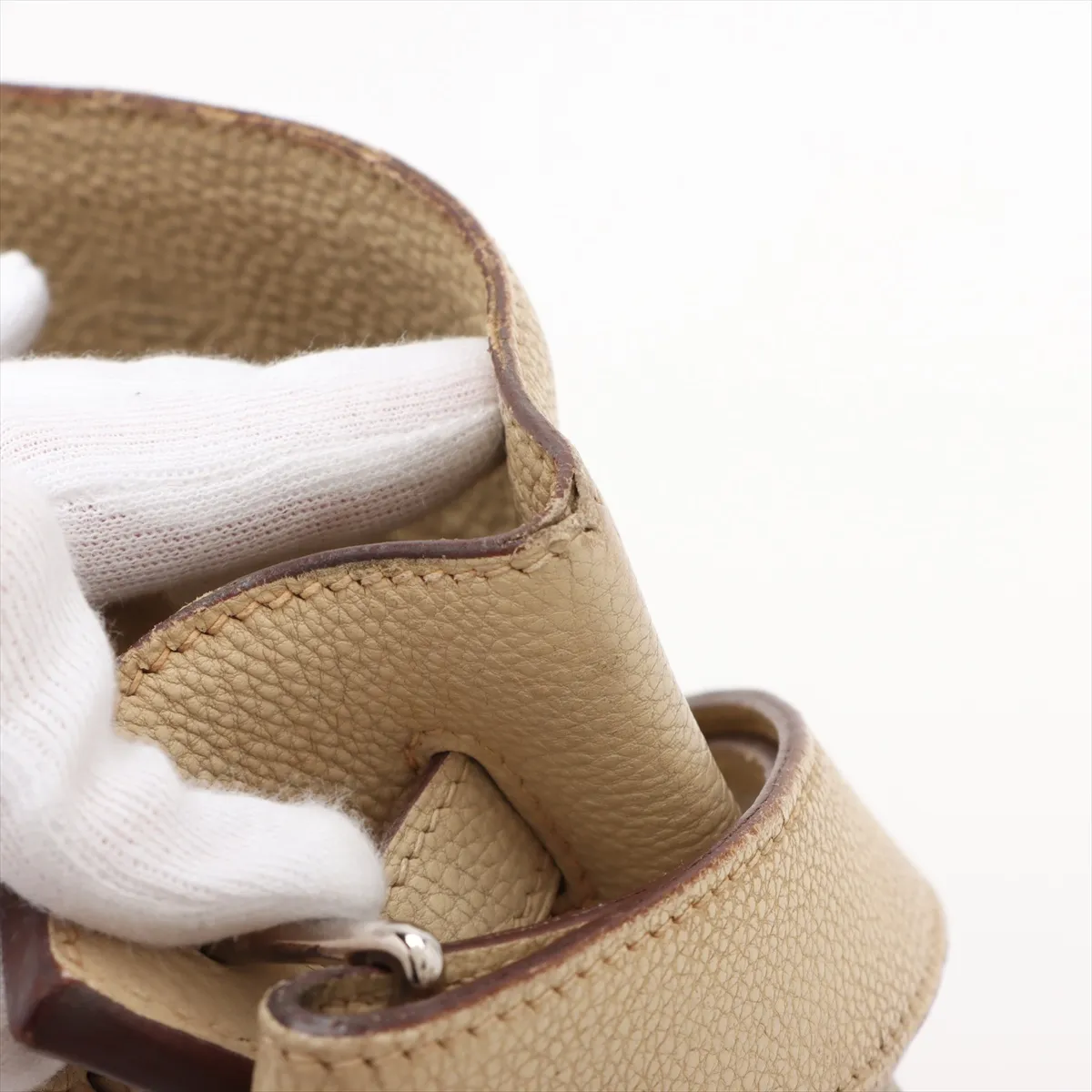 Sokely 22 Togo Beige Silver Hardware M:2009 — view 13