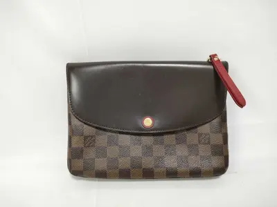 Damier Louis Vuitton Brown Damier Twice N48259 Shoulder Bag