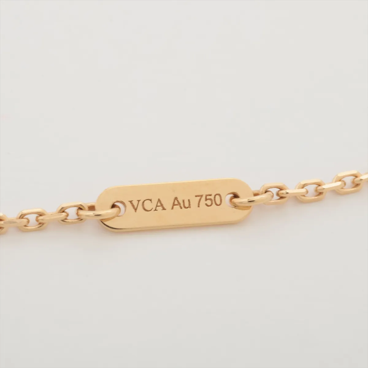 Frivole Mini Diamond Necklace, 750 (Yellow Gold), 3.2g, JP931865 VCARP0J100 — view 4