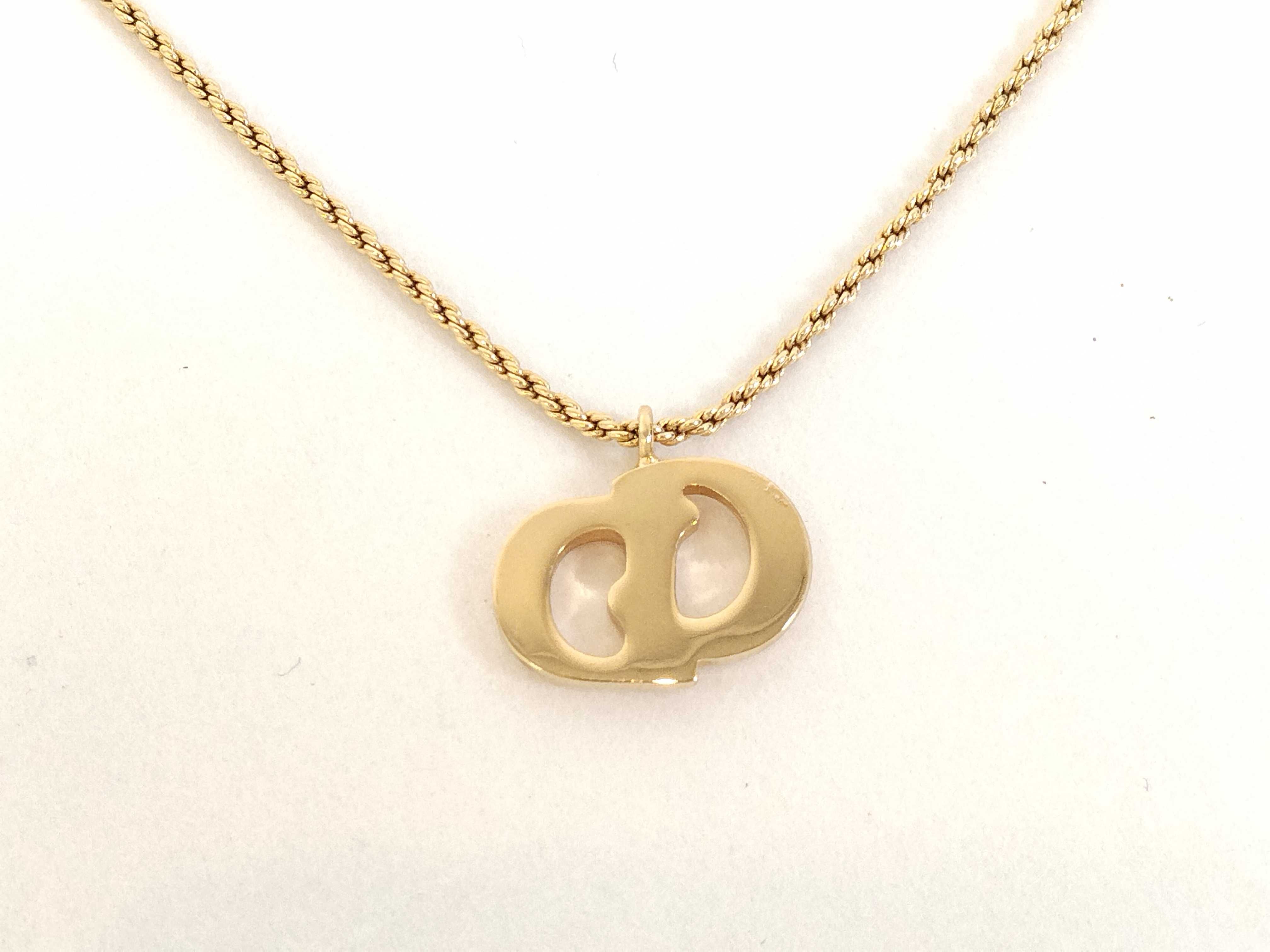 Necklace CD Logo GP Gold Color Necklace — view 2
