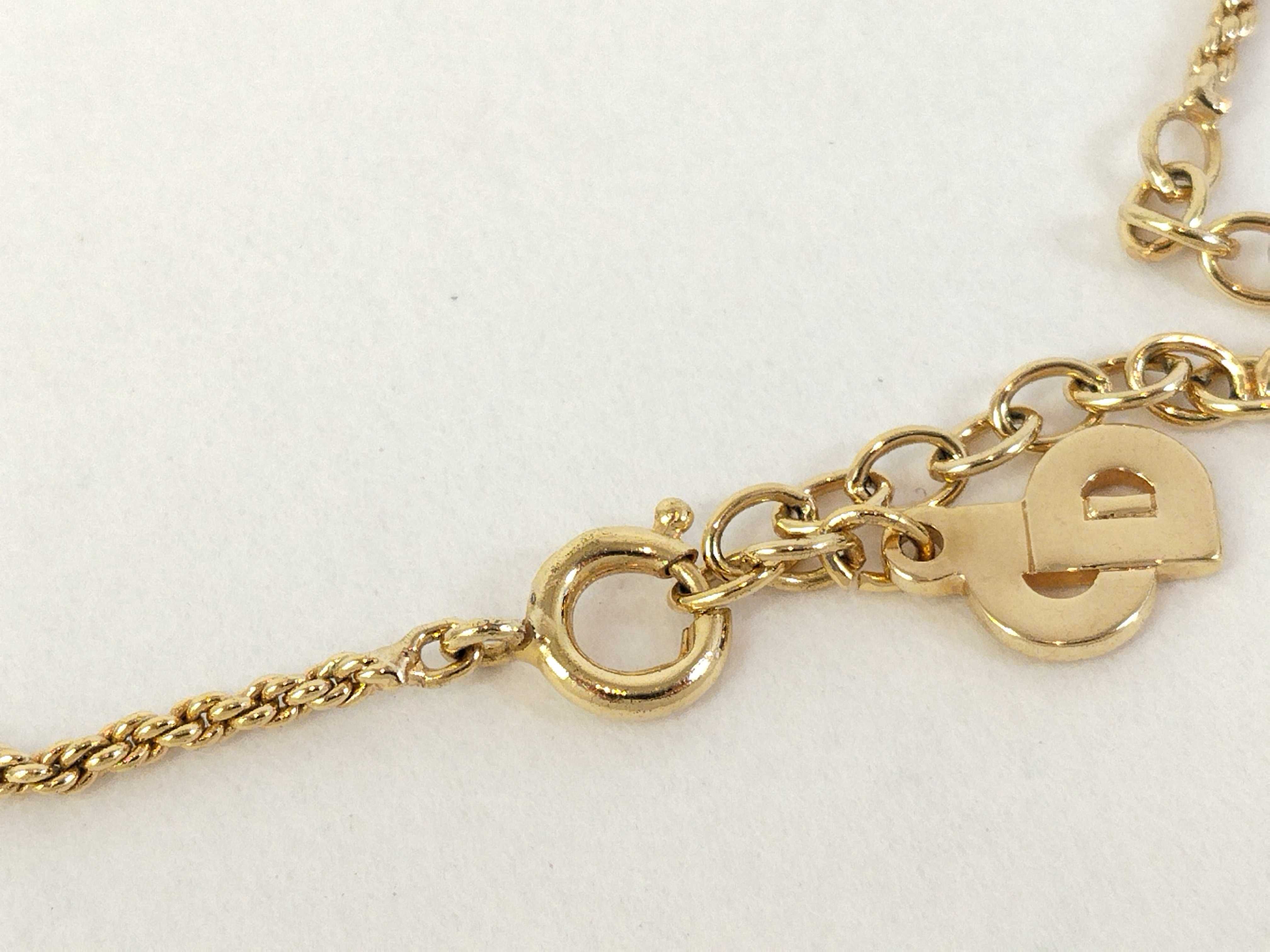 Necklace CD Logo GP Gold Color Necklace — view 3