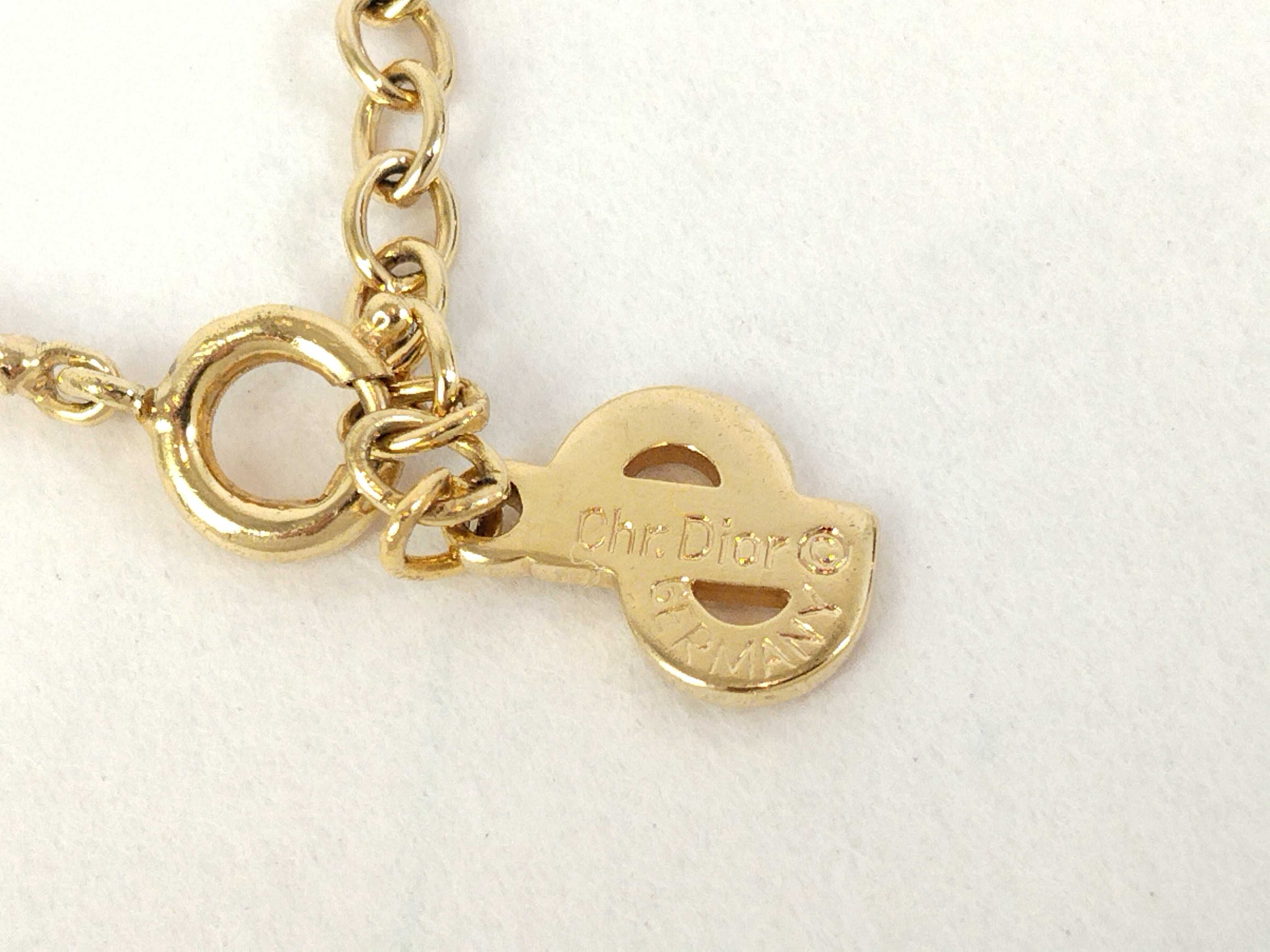 Necklace CD Logo GP Gold Color Necklace — view 4