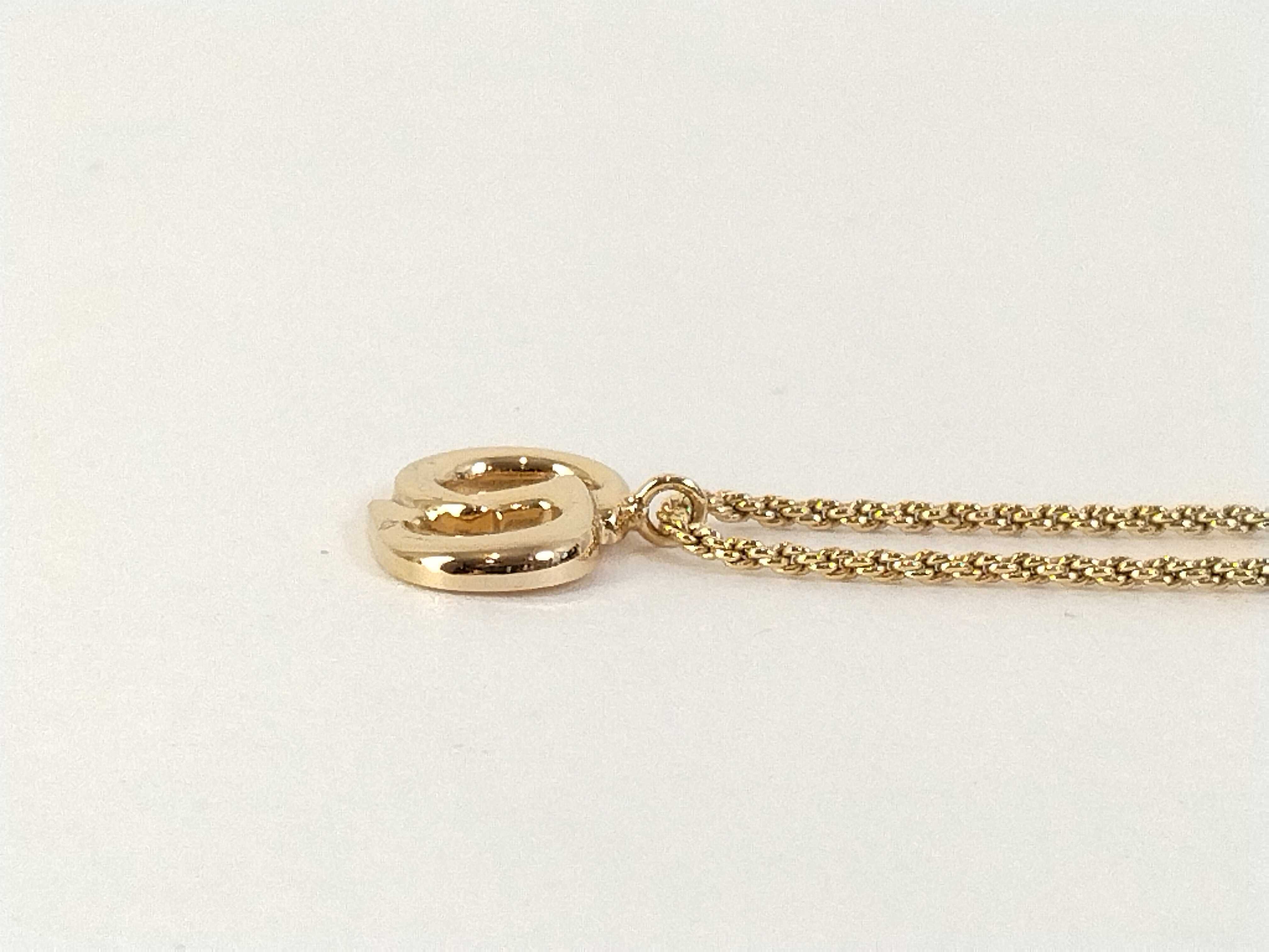 Necklace CD Logo GP Gold Color Necklace — view 5