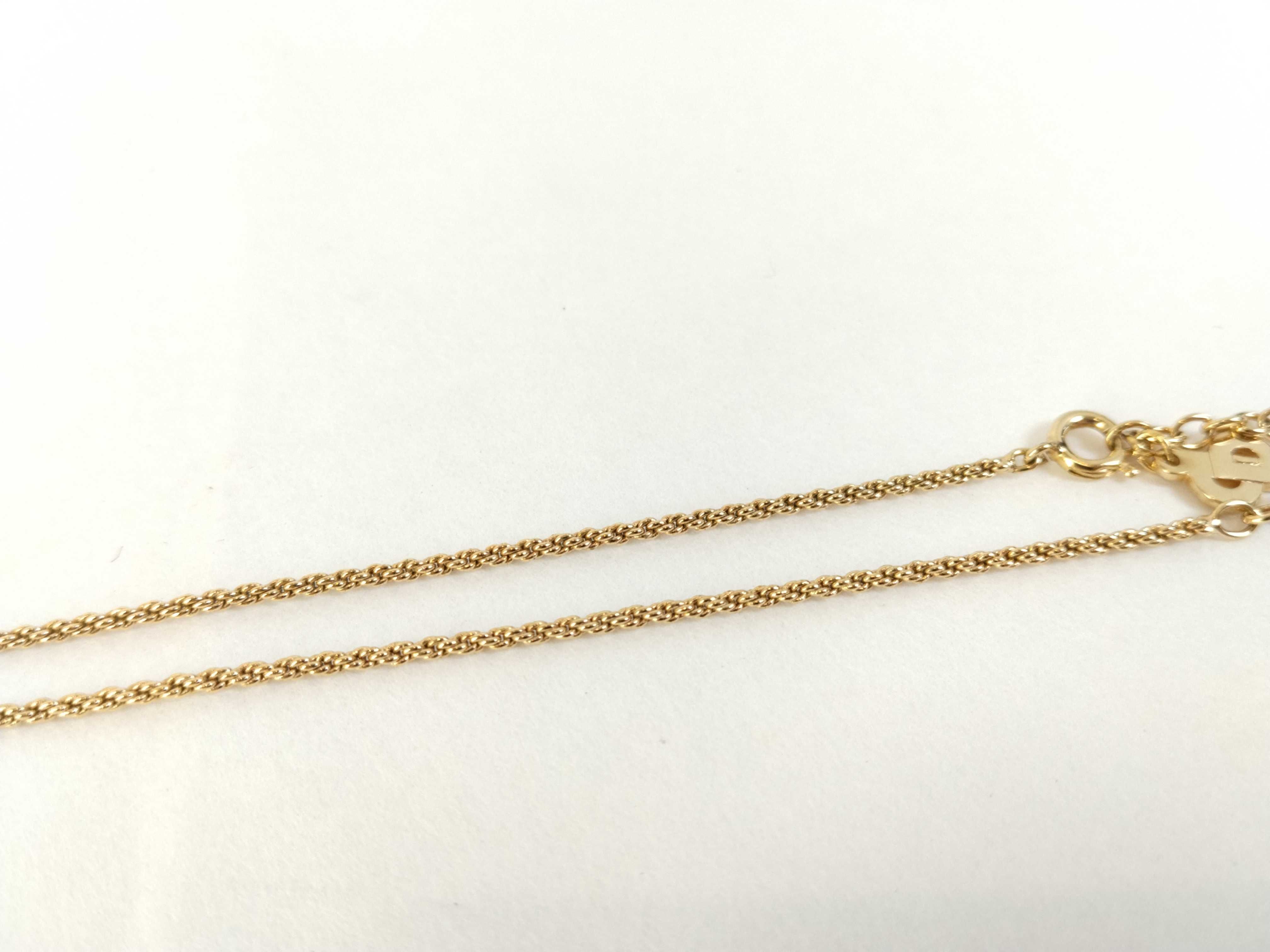 Necklace CD Logo GP Gold Color Necklace — view 7