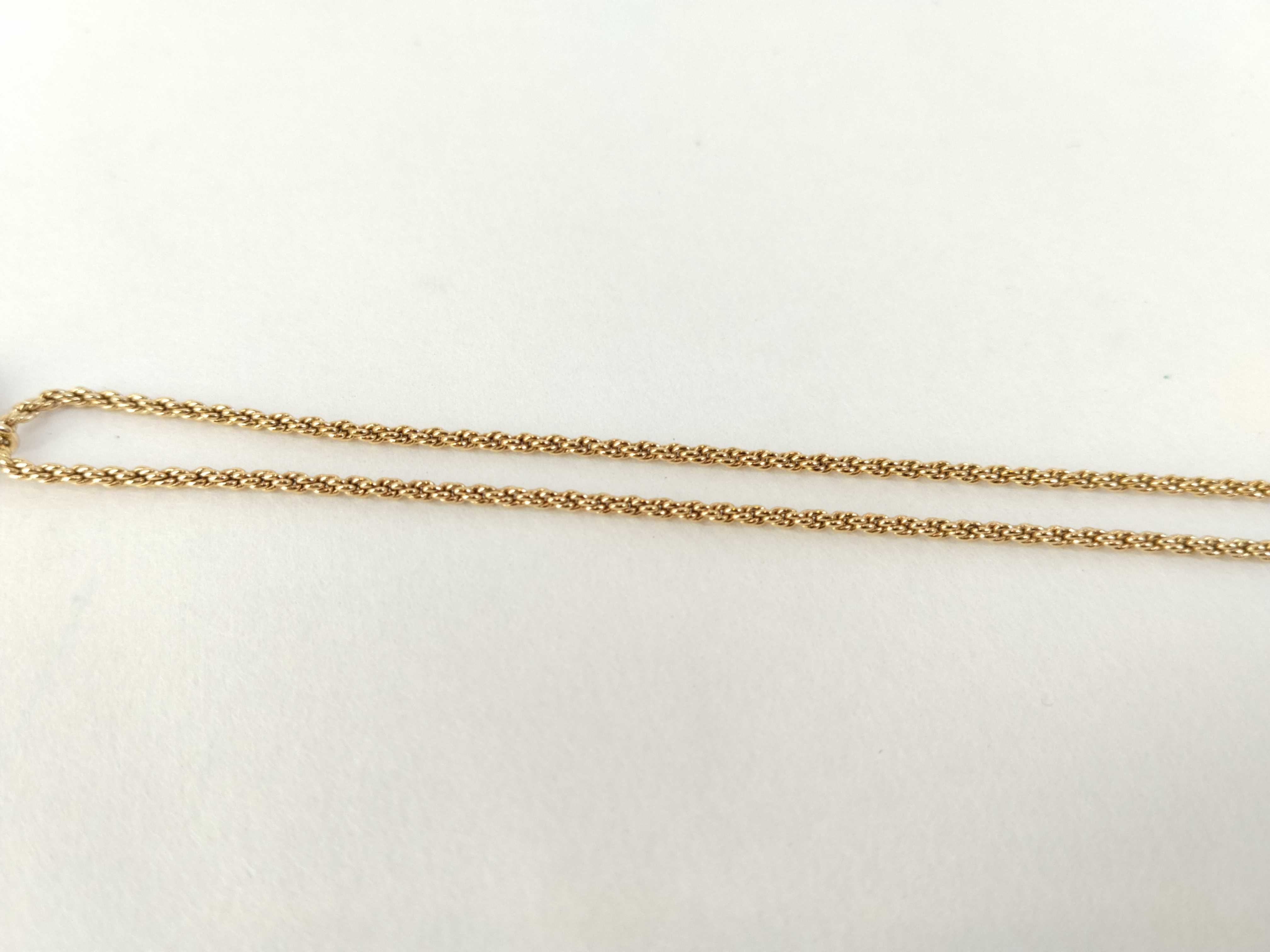 Necklace CD Logo GP Gold Color Necklace — view 8