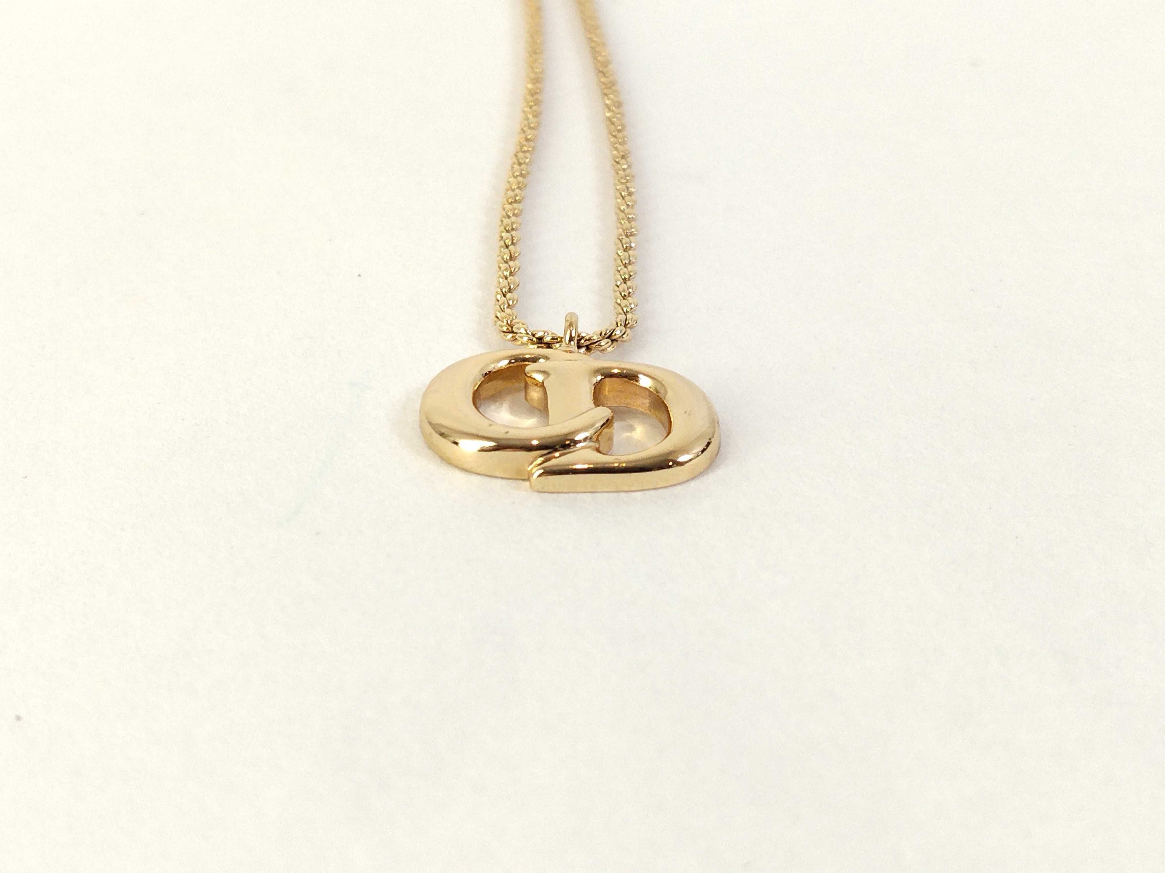 Necklace CD Logo GP Gold Color Necklace — view 10
