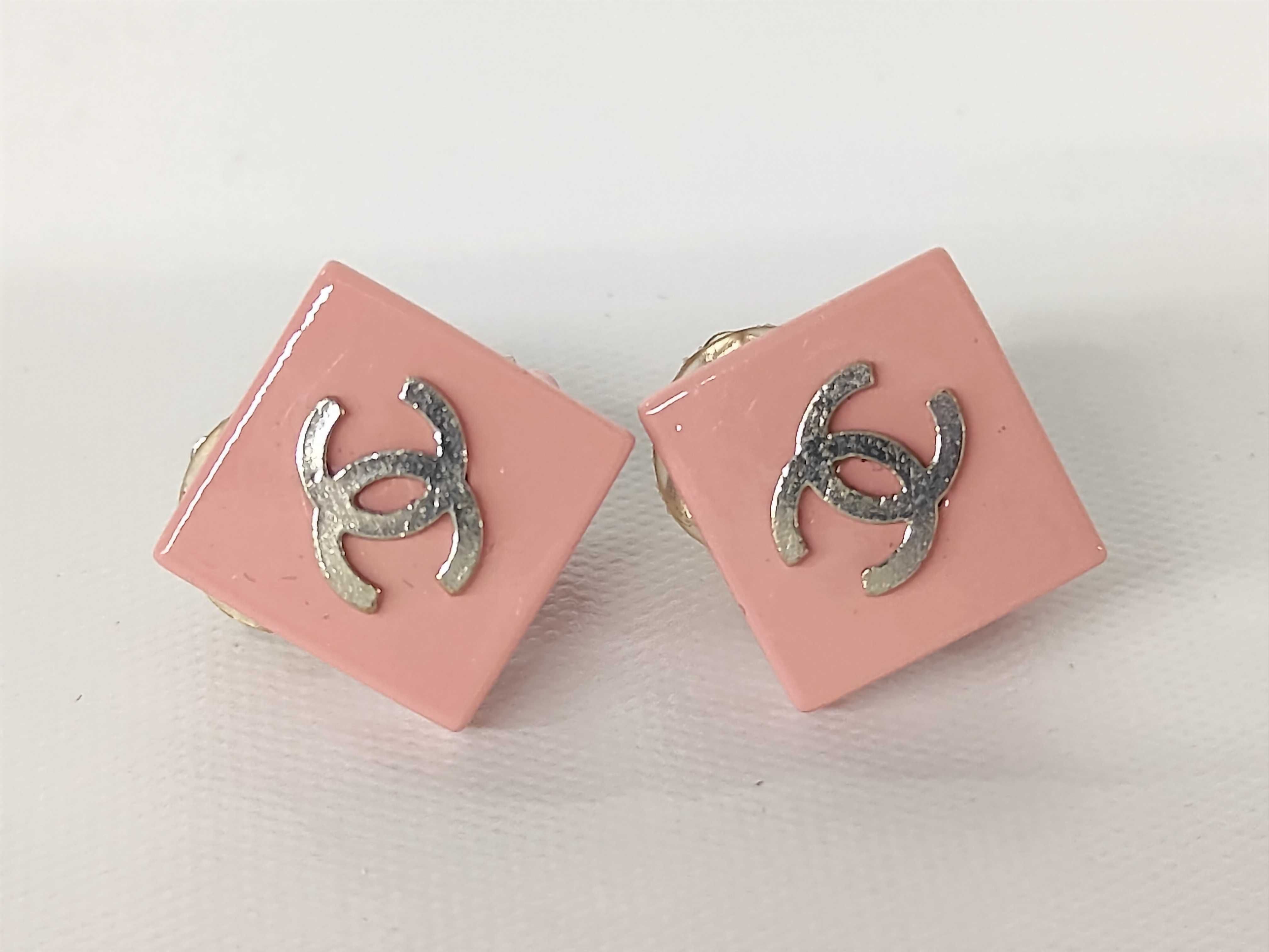 Pink 04 Coco Mark Earrings