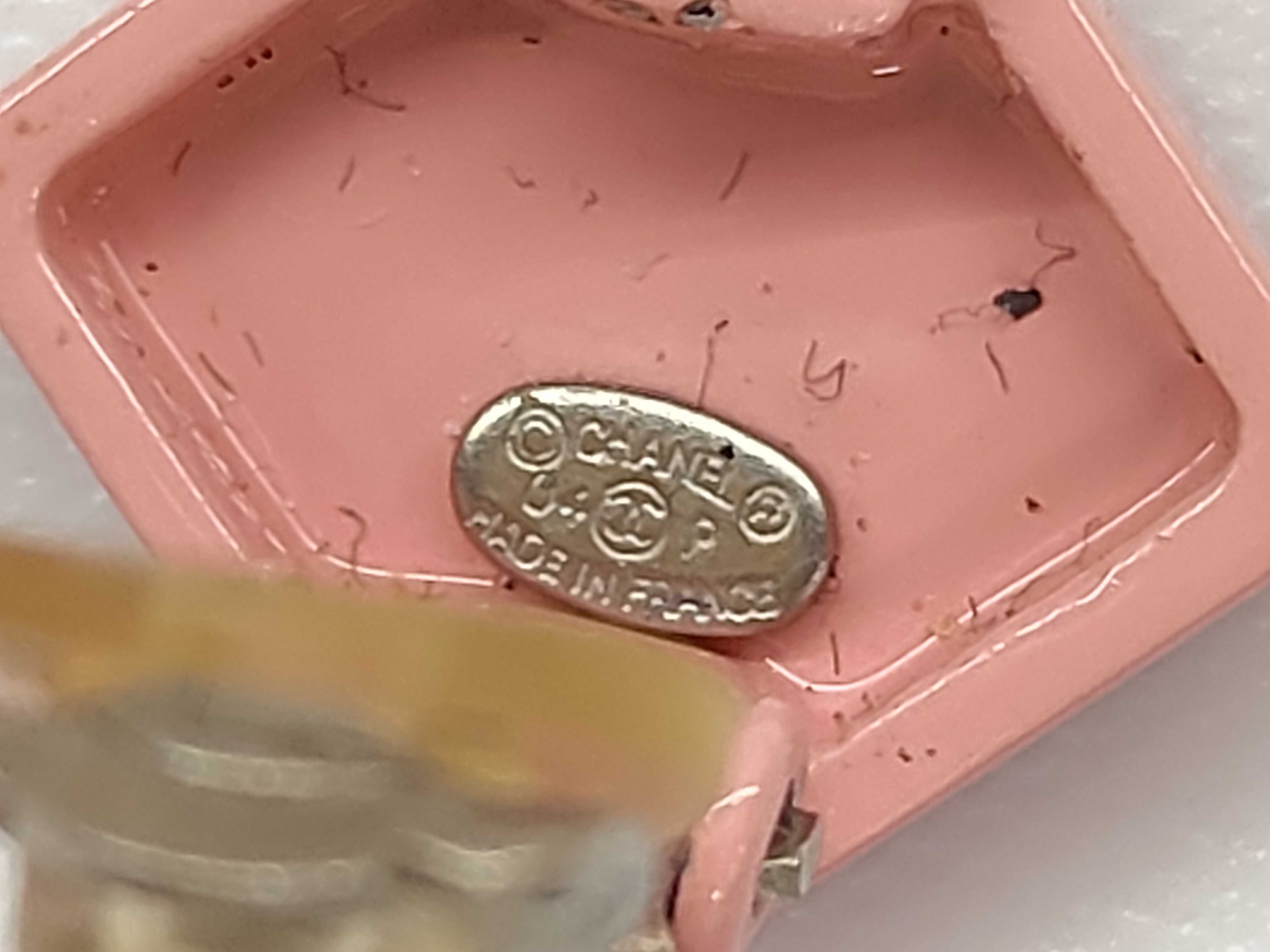 Pink 04 Coco Mark Earrings — view 6