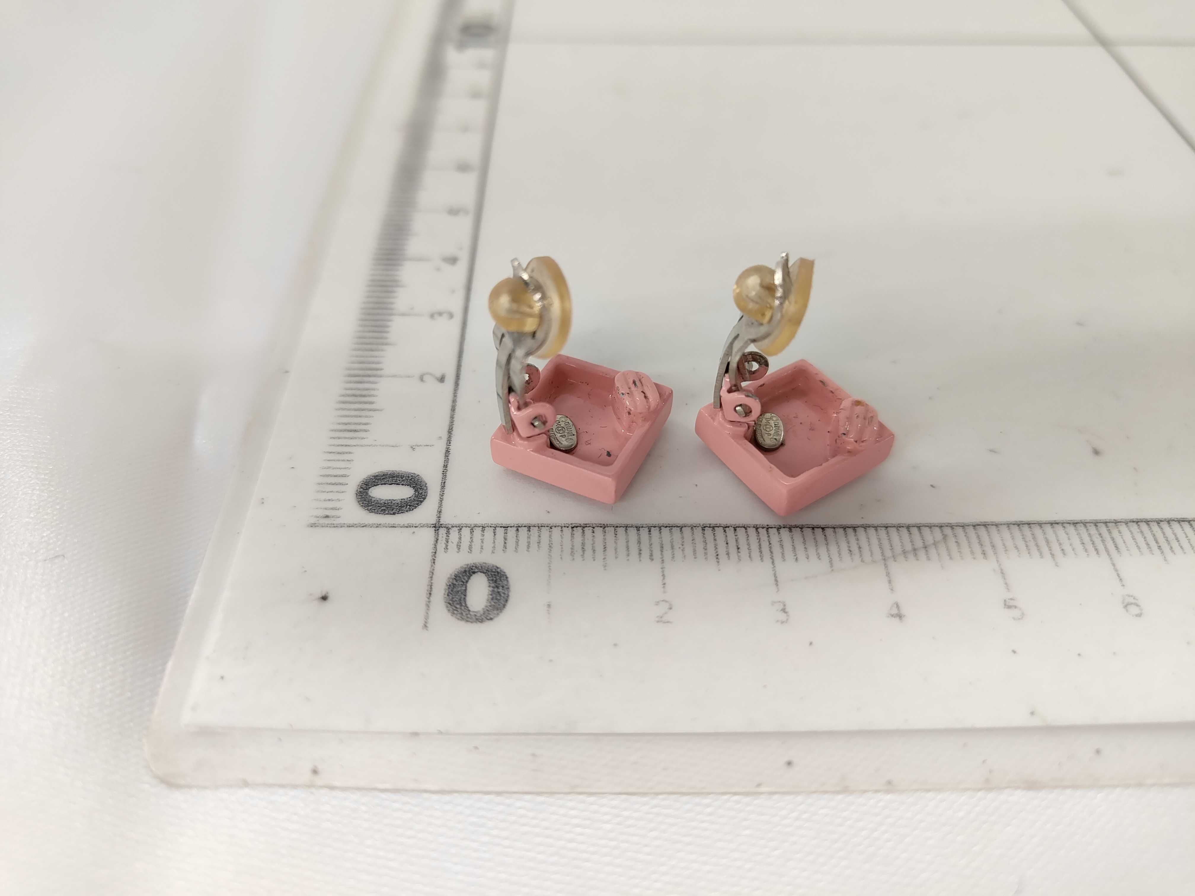 Pink 04 Coco Mark Earrings — view 7