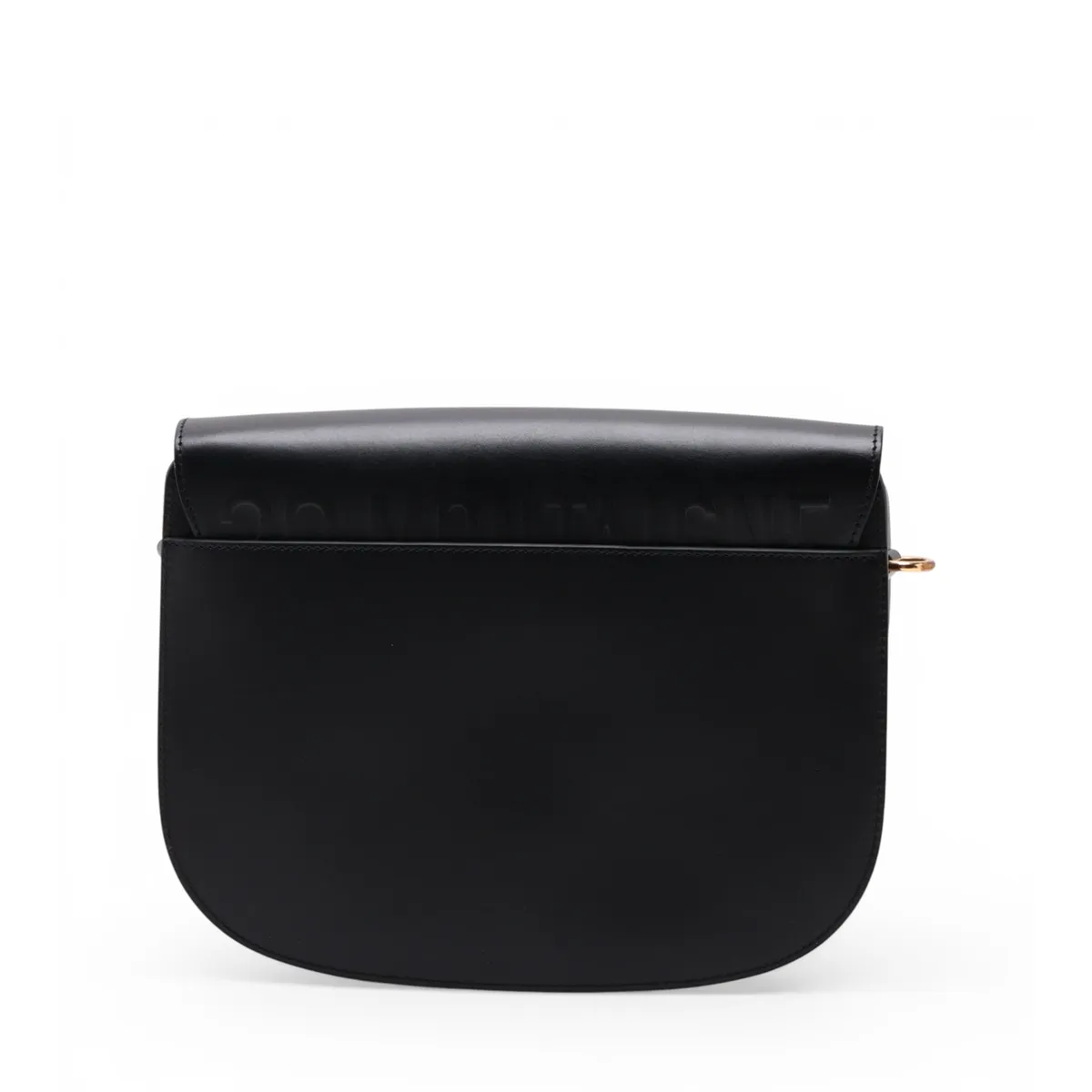Bobby Leather Shoulder Bag, Black x Navy (Strap sold separately) — view 2