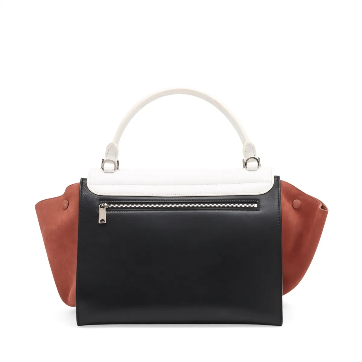 Trapeze Leather x Suede 2WAY Handbag Multicolor — view 2