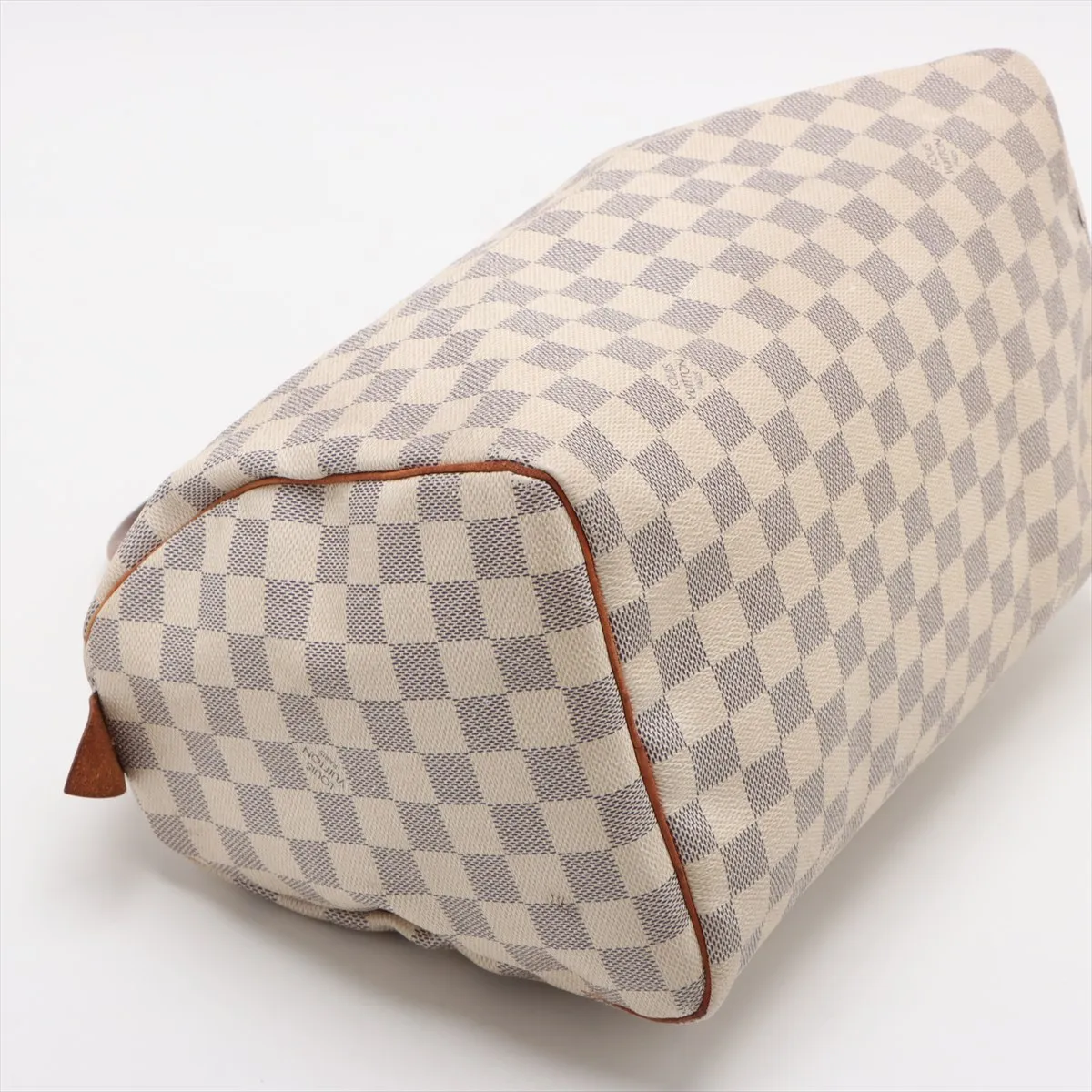 Damier Azure Speedy 30 N41533 DU3007 White — view 4