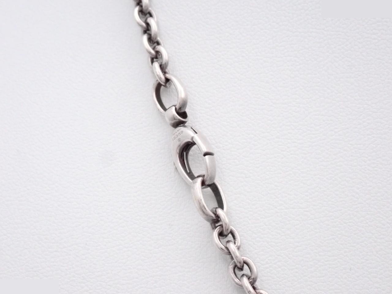 Interlocking Necklace, 925 sterling silver, 28.3g, chain approximately 44cm — view 2