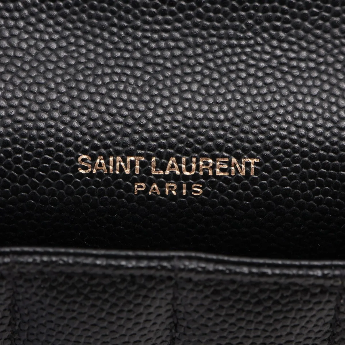 Logo IEN539984 Leather Compact Wallet, Black — view 7