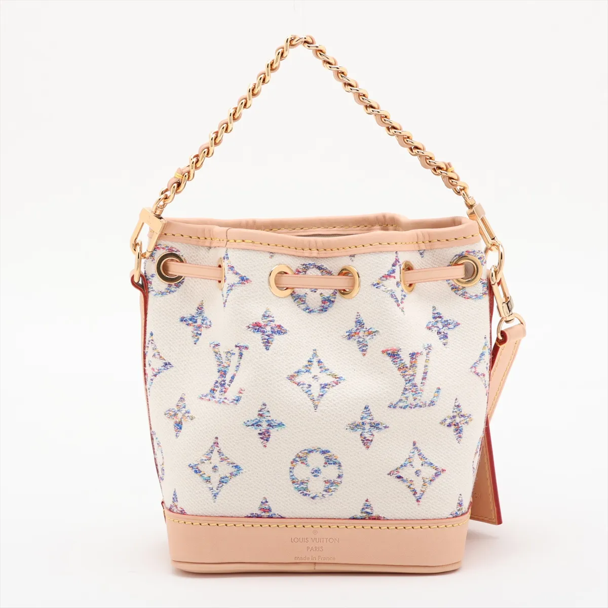 Monogram Jacquard Nano Noe M83453 White (RFID detected) — view 2