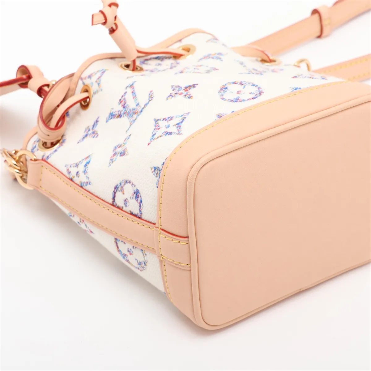 Monogram Jacquard Nano Noe M83453 White (RFID detected) — view 4