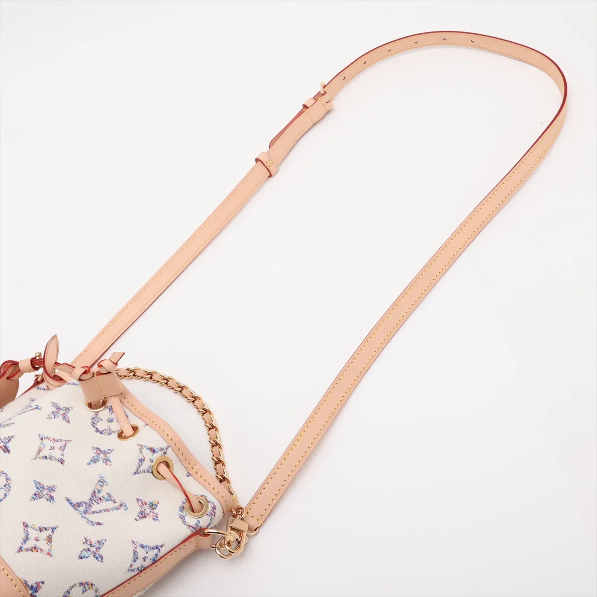 Monogram Jacquard Nano Noe M83453 White (RFID detected) — view 5