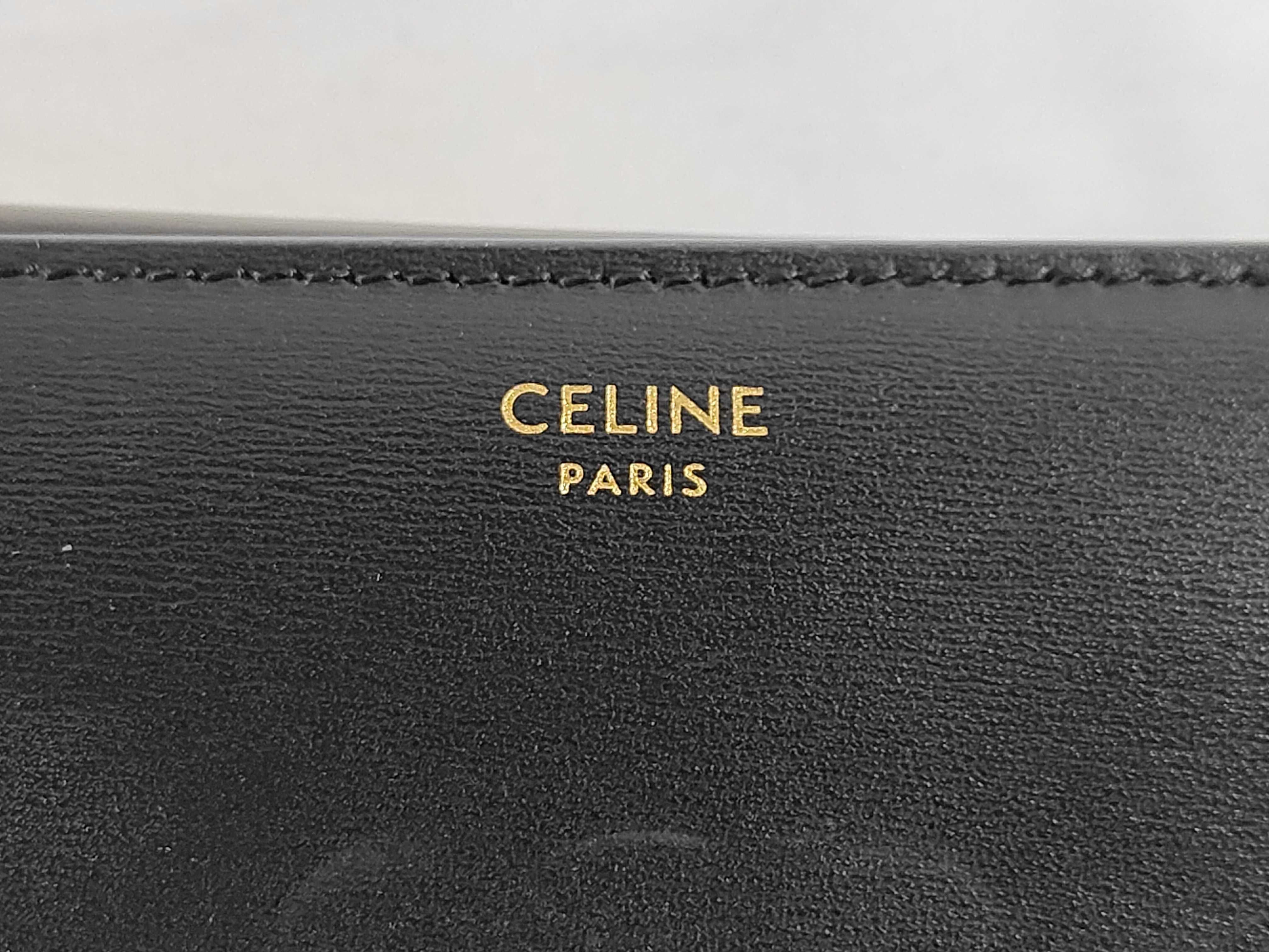Triomphe Compact Wallet, Black — view 13