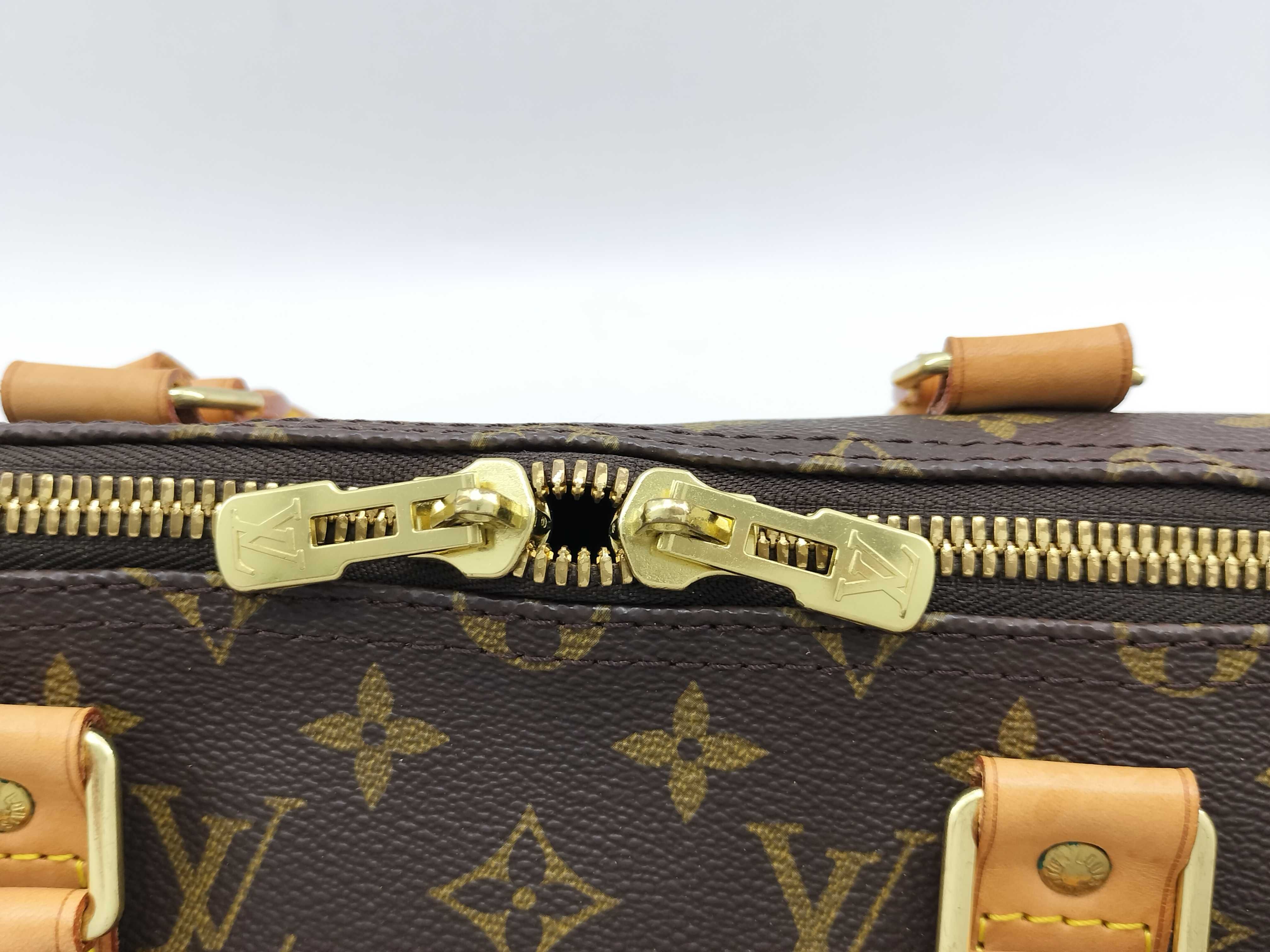 Monogram Vuitton Keepall Bandoulière Boston Bag — view 11