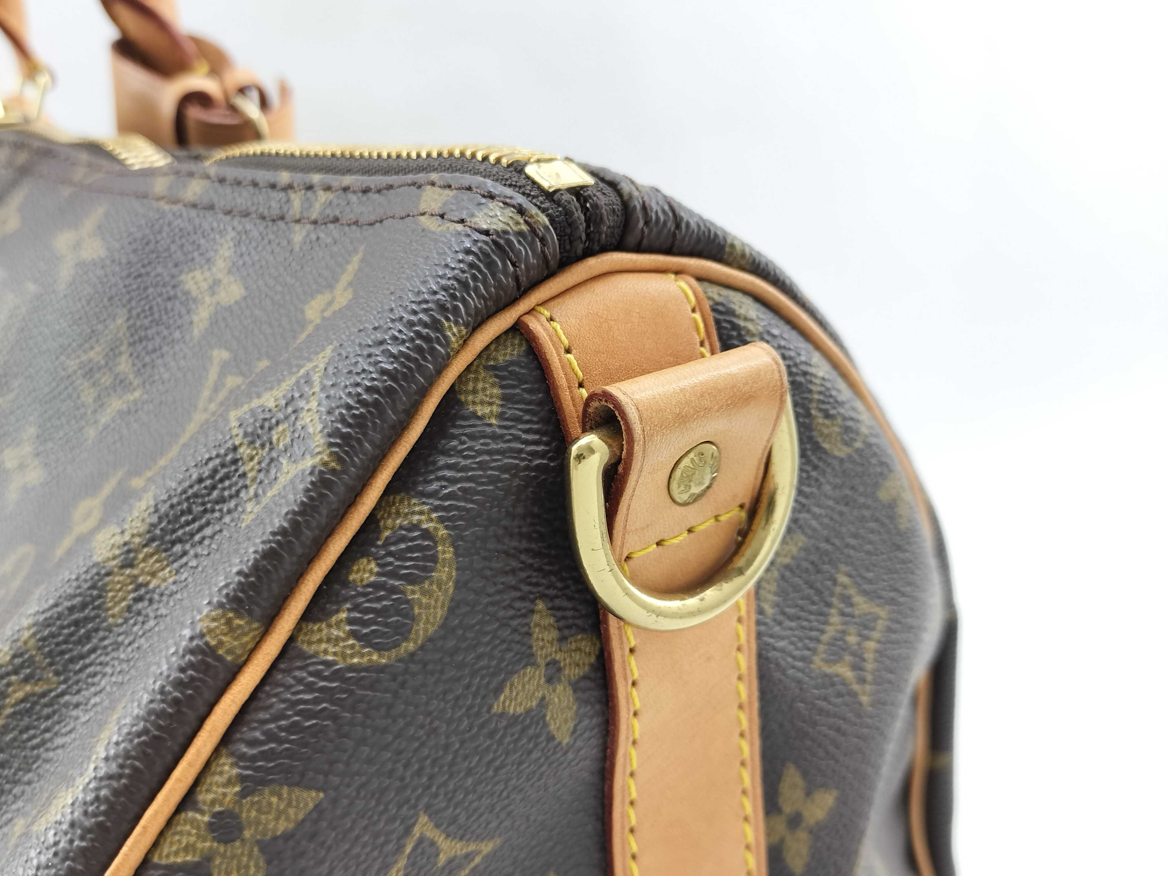 Monogram Vuitton Keepall Bandoulière Boston Bag — view 4