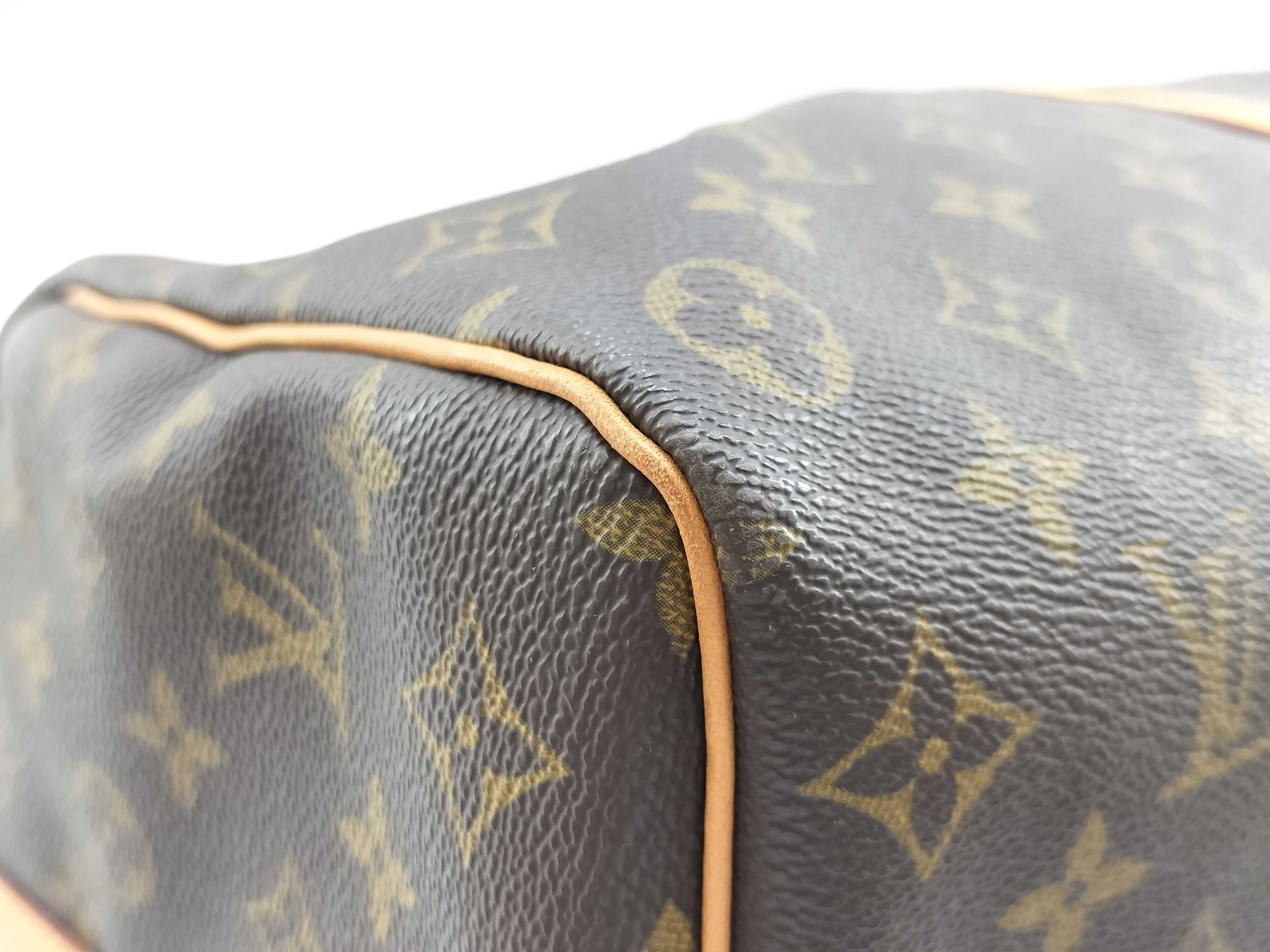 Monogram Vuitton Keepall Bandoulière Boston Bag — view 8
