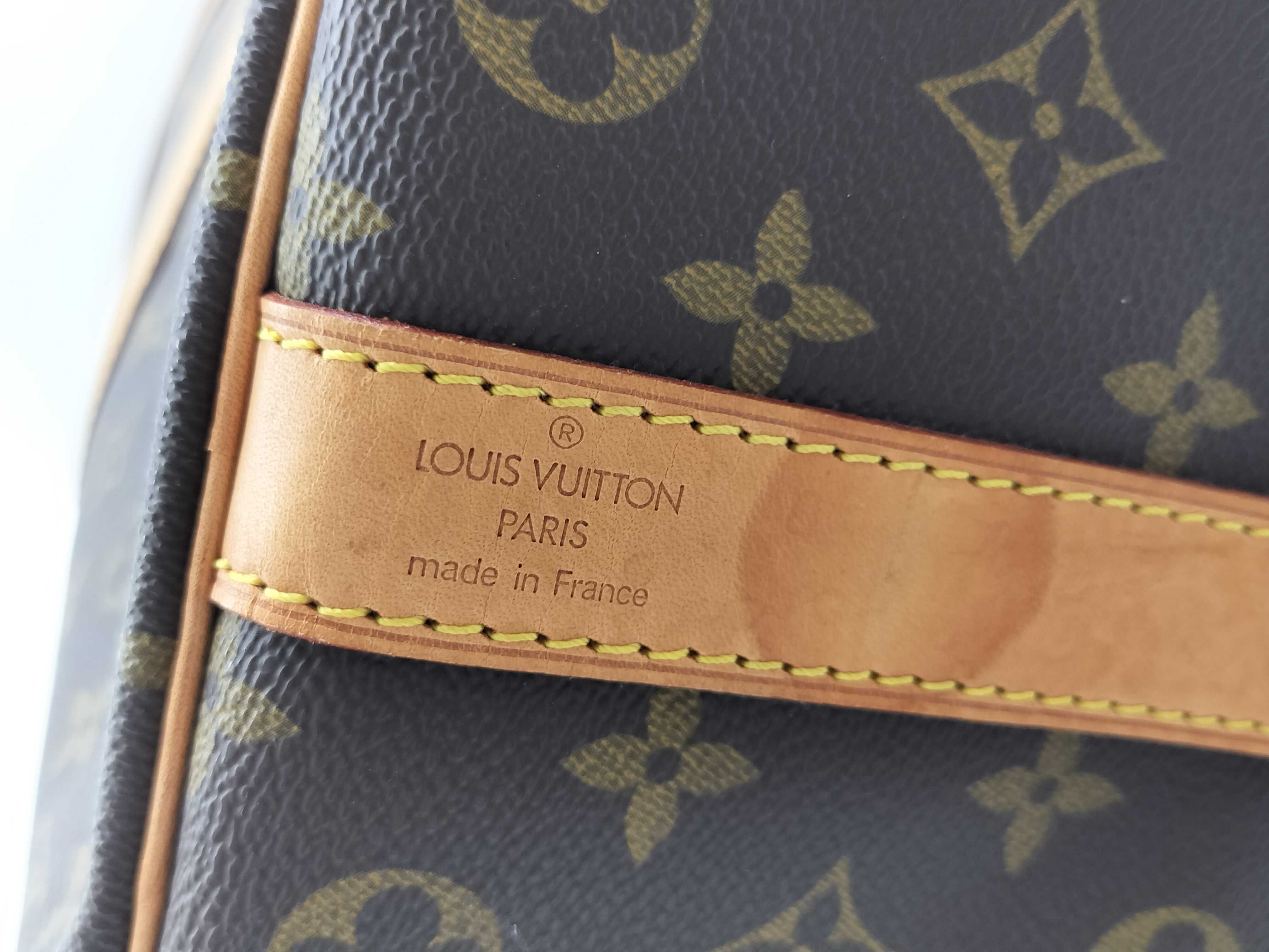 Monogram Vuitton Keepall Bandoulière Boston Bag — view 9