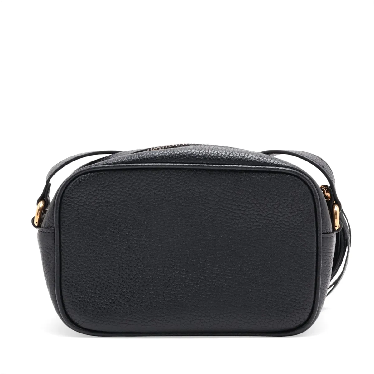 Soho Leather Shoulder Bag, Black, 347994 — view 2