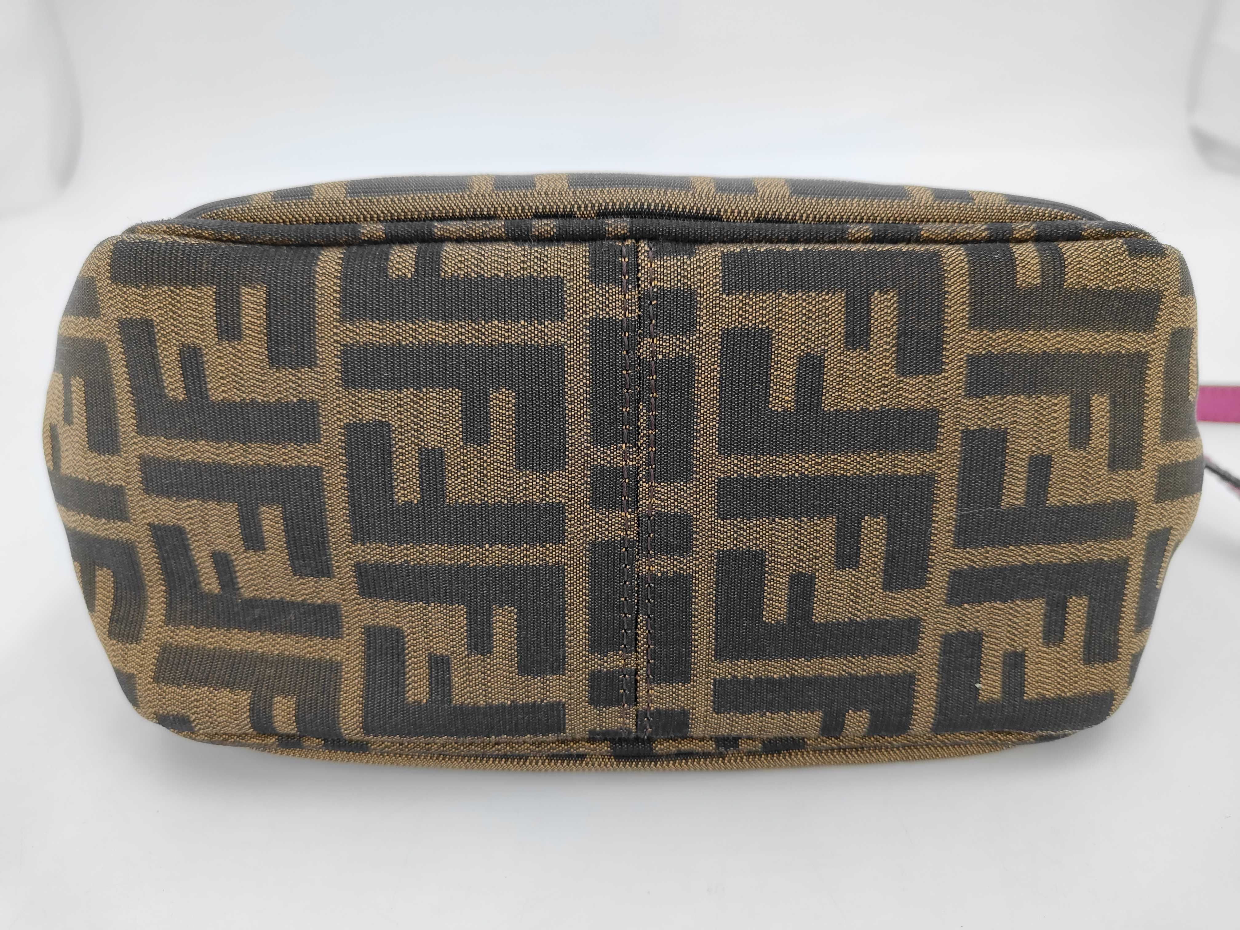 Zucca pattern logo leather shoulder bag — view 7