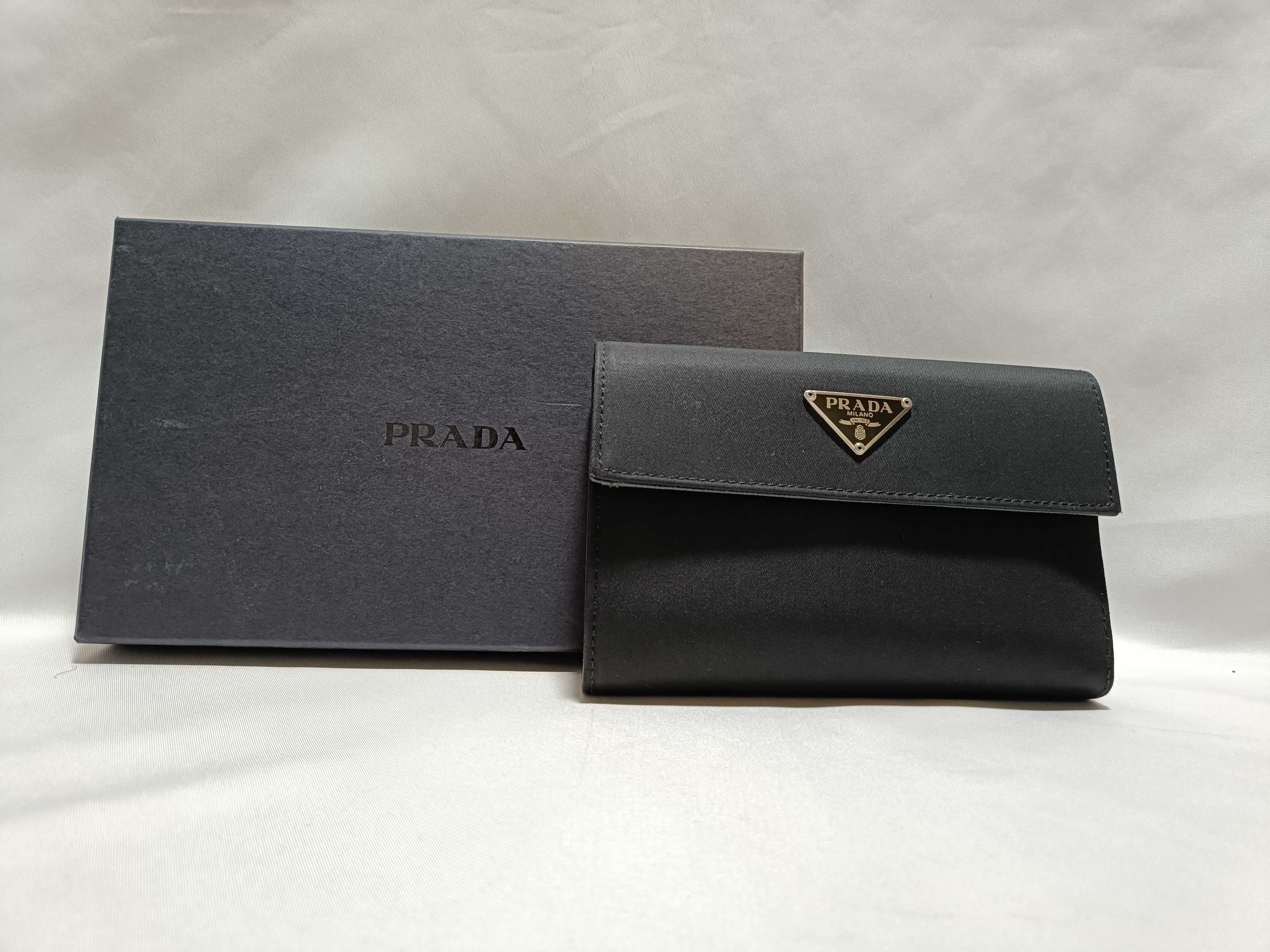 Nylon Triangle Logo Tri-fold Wallet — view 12
