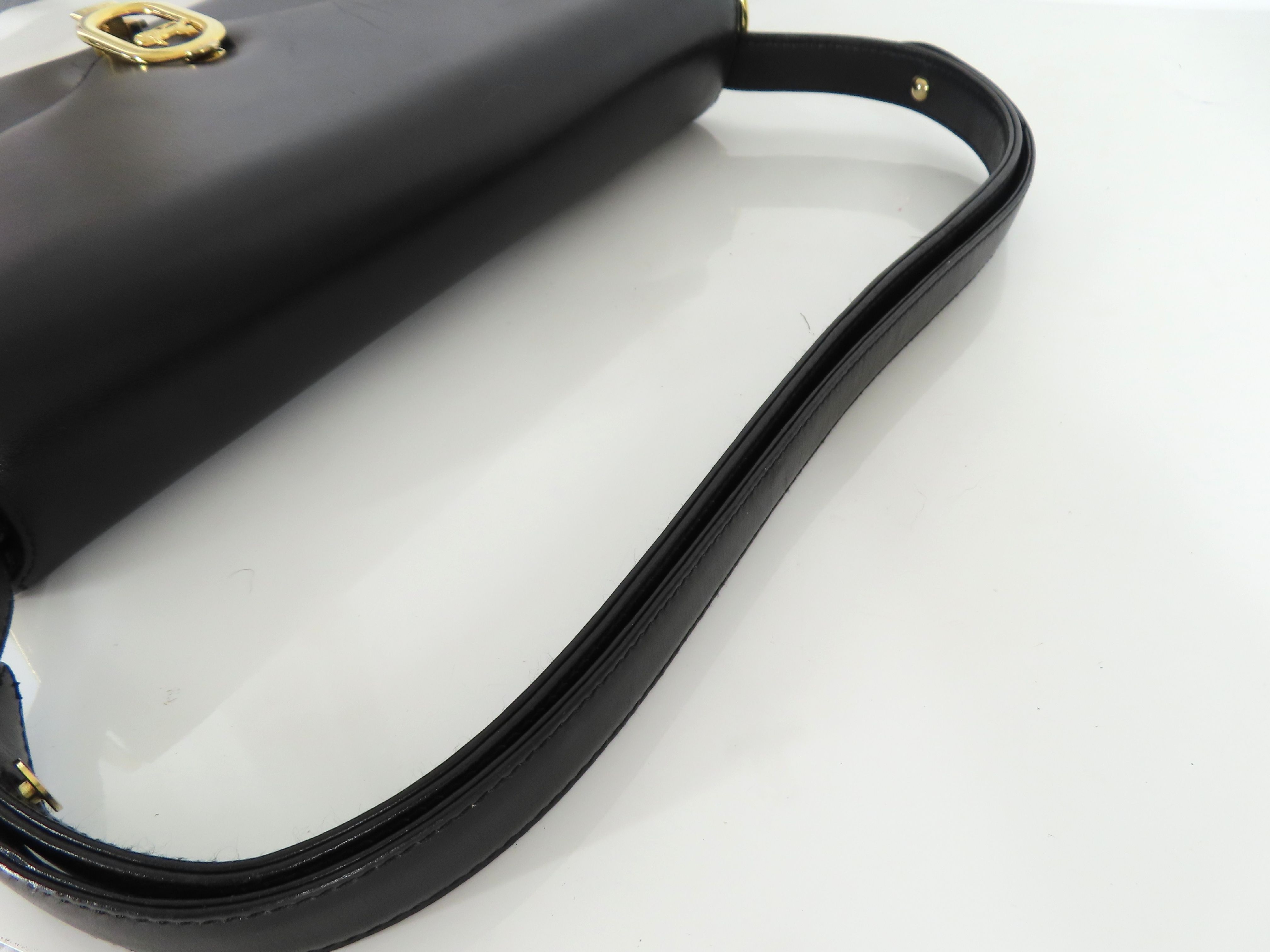 Carriage Hardware Leather Handbag — view 3