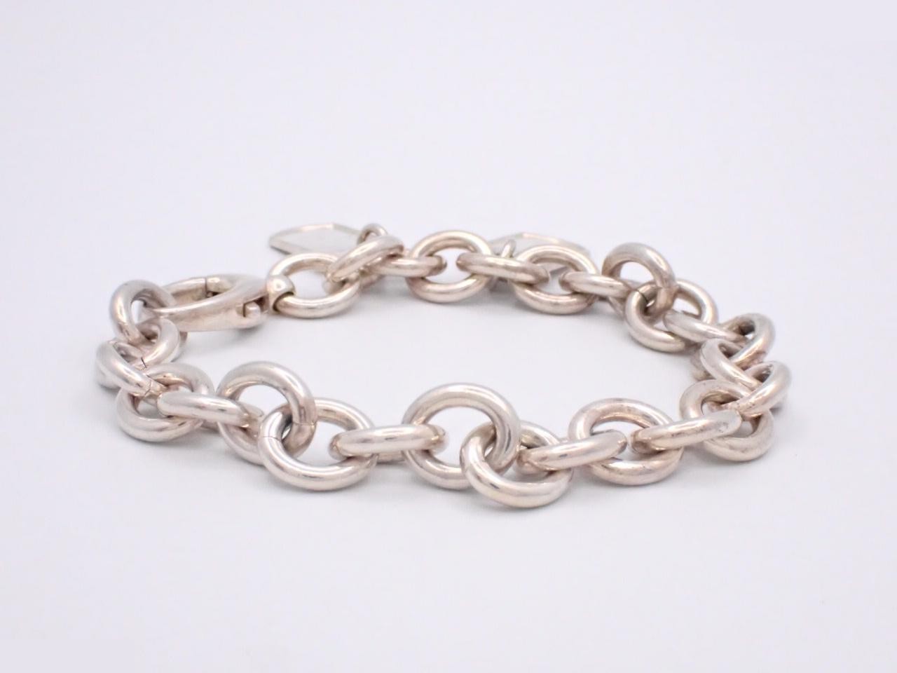 Dog tag bracelet, wrist circumference approx. 21cm, 925/63.6g — view 2