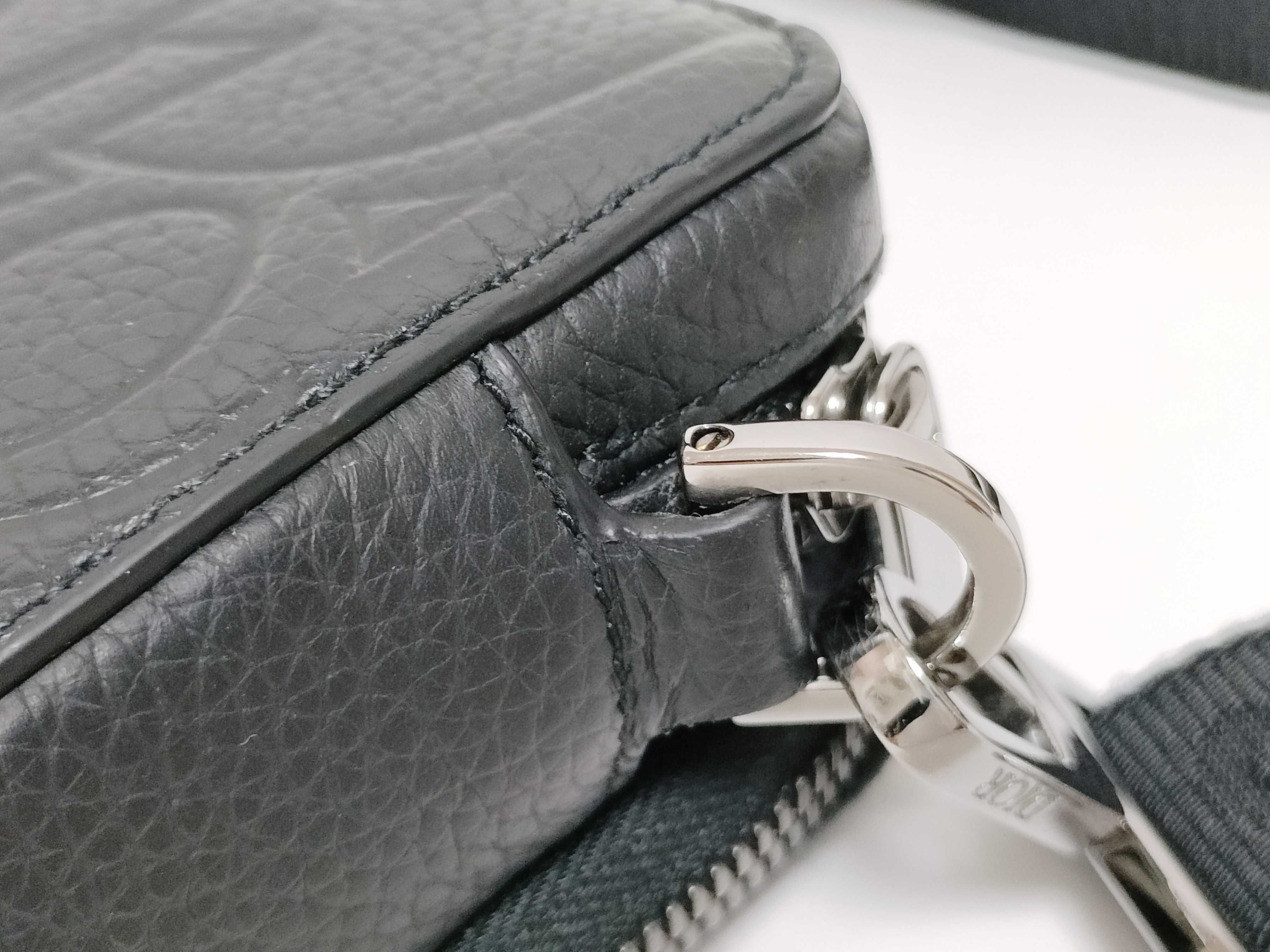 Gravity Leather Zip Pouch Shoulder Bag (Includes Box, Dust Bag, and Shoulder Strap) — view 5