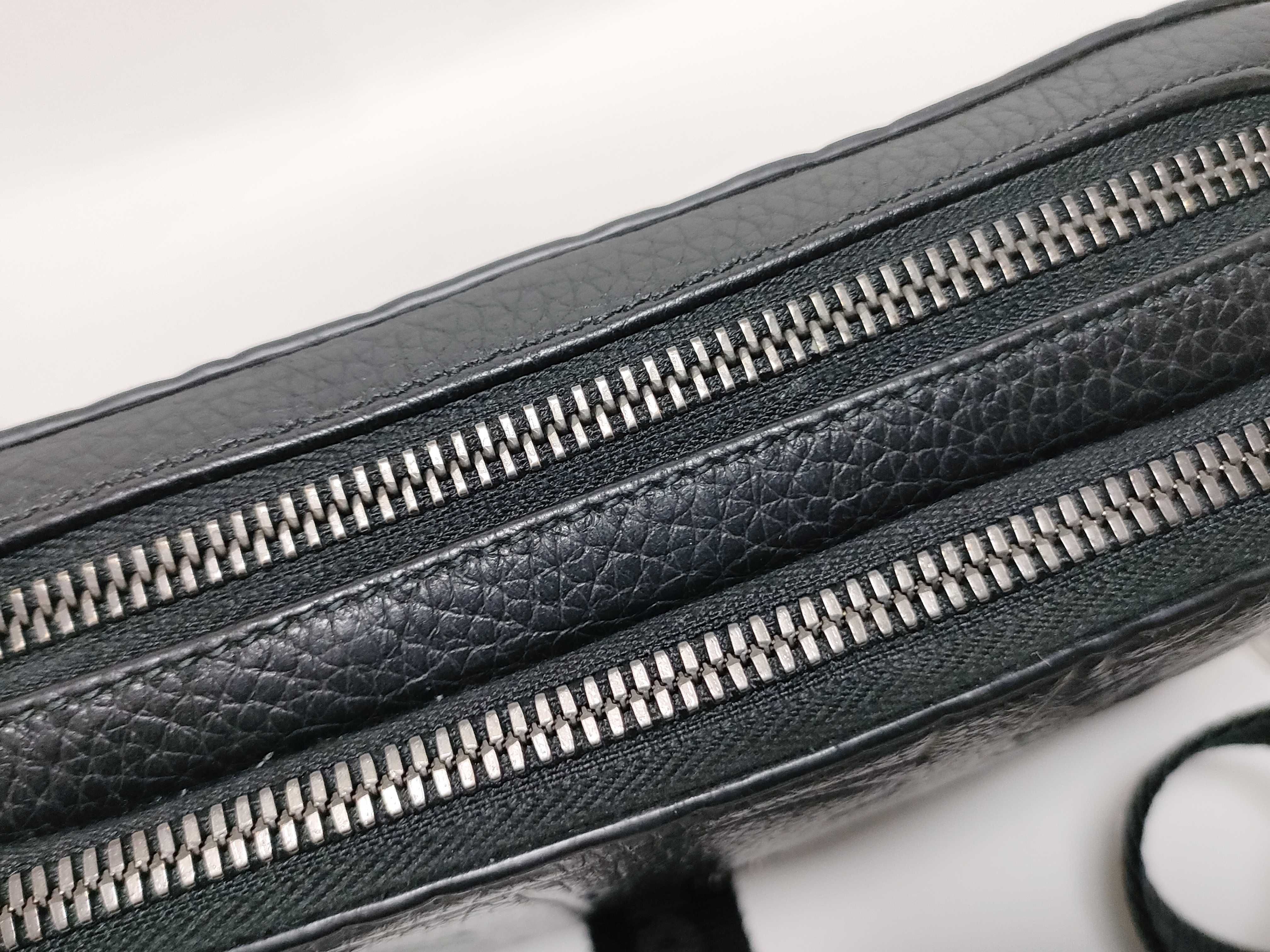 Gravity Leather Zip Pouch Shoulder Bag (Includes Box, Dust Bag, and Shoulder Strap) — view 6