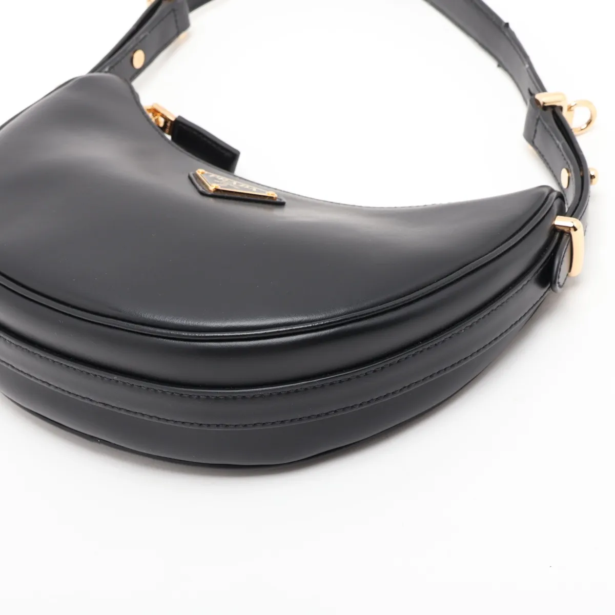 Arche Leather 2-Way Handbag, Black — view 3