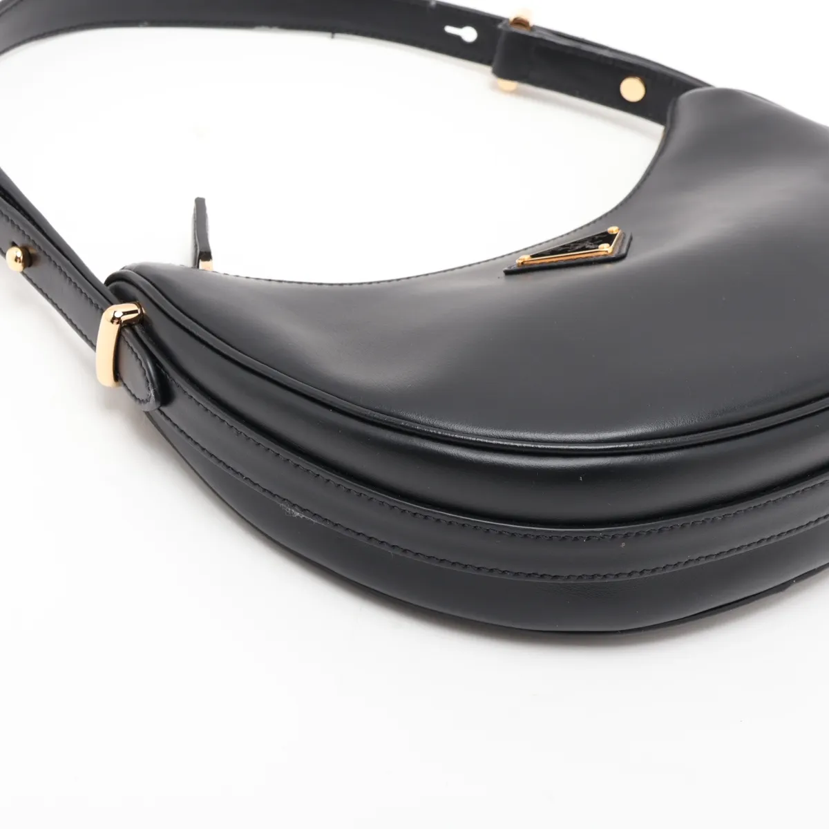 Arche Leather 2-Way Handbag, Black — view 4