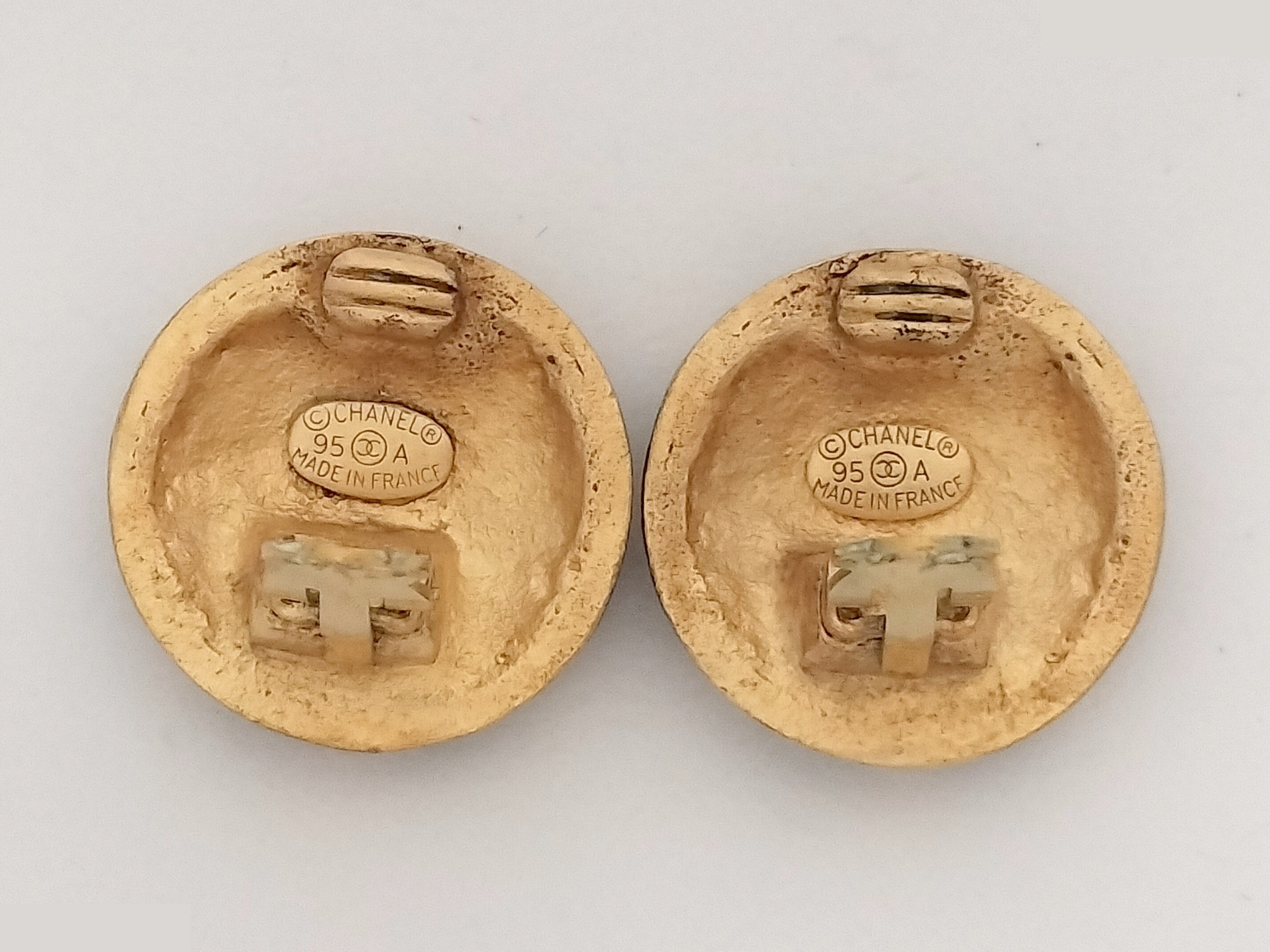Coco Black Gold Earrings — view 2