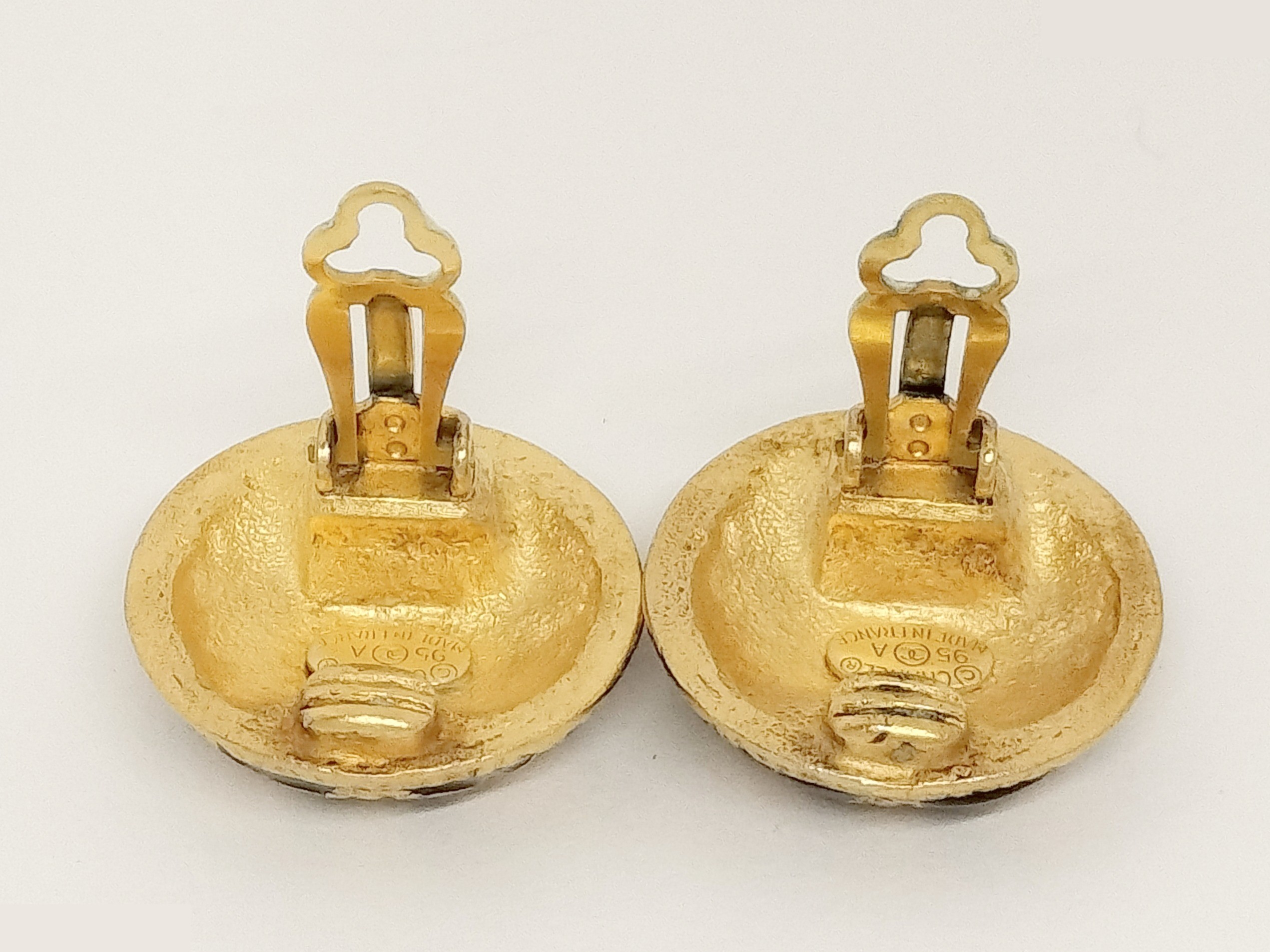 Coco Black Gold Earrings — view 3