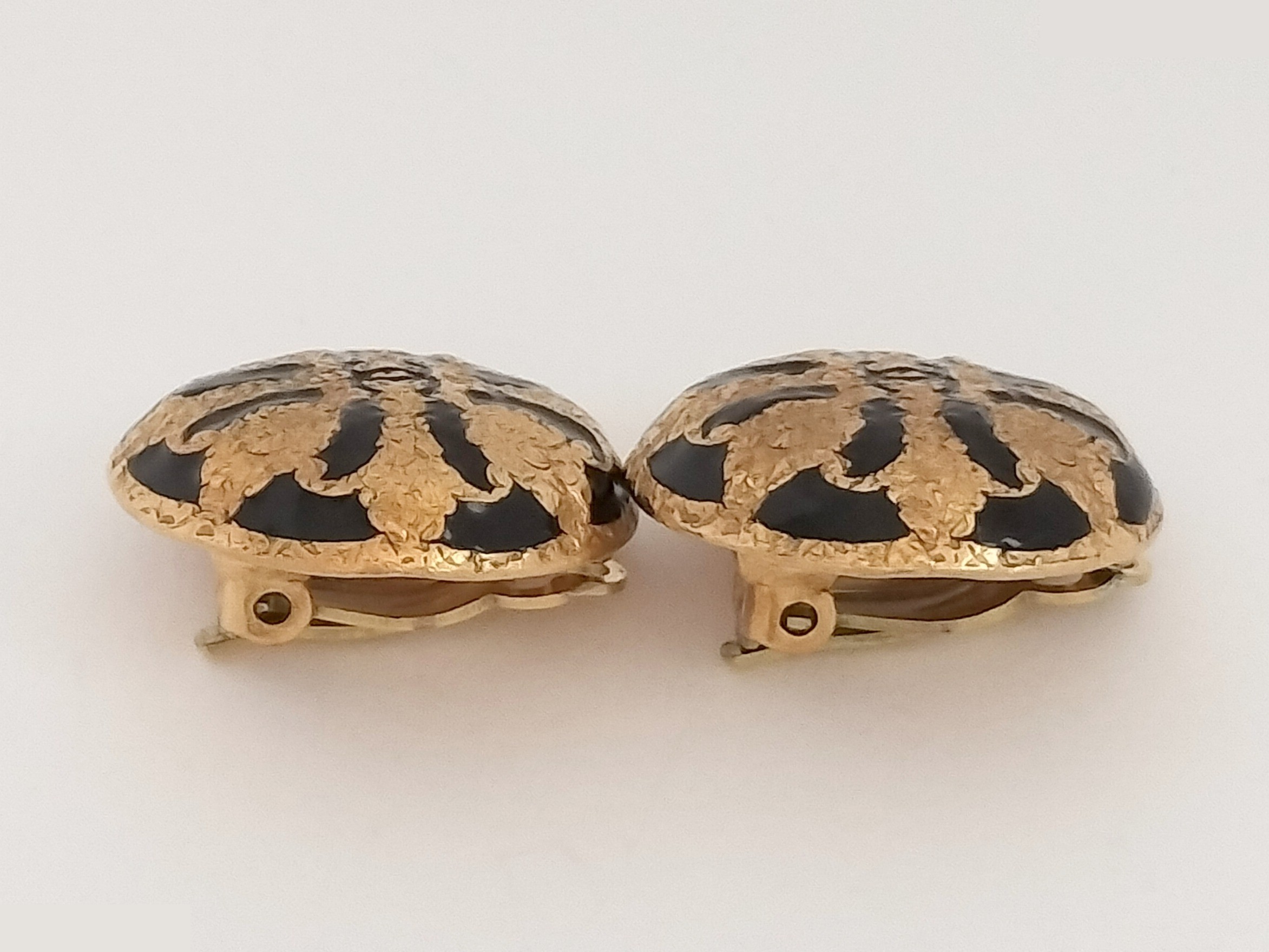 Coco Black Gold Earrings — view 5