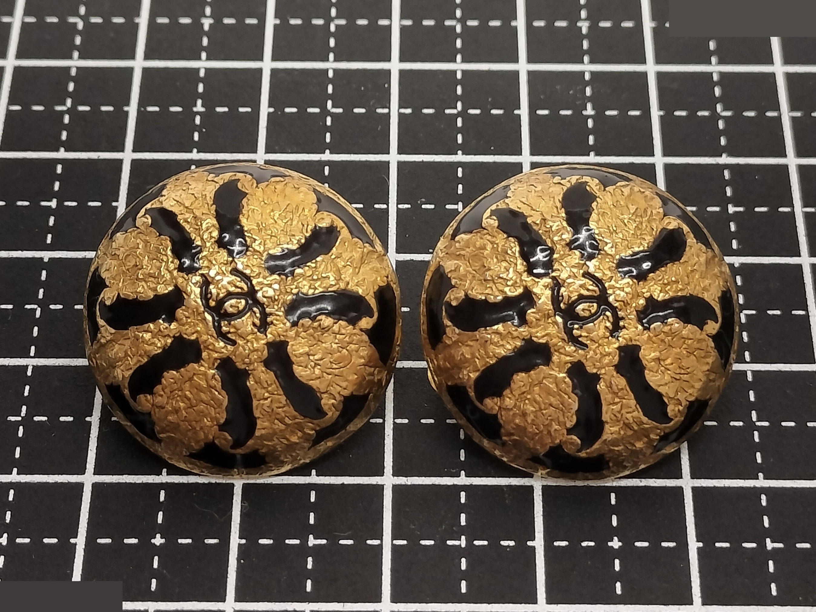 Coco Black Gold Earrings — view 7
