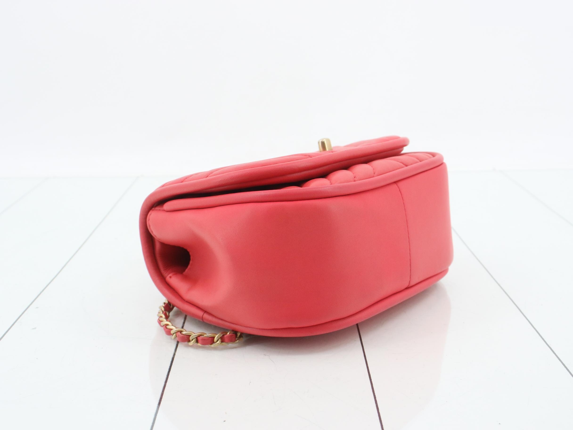 Messenger Lambskin Shoulder Bag — view 5