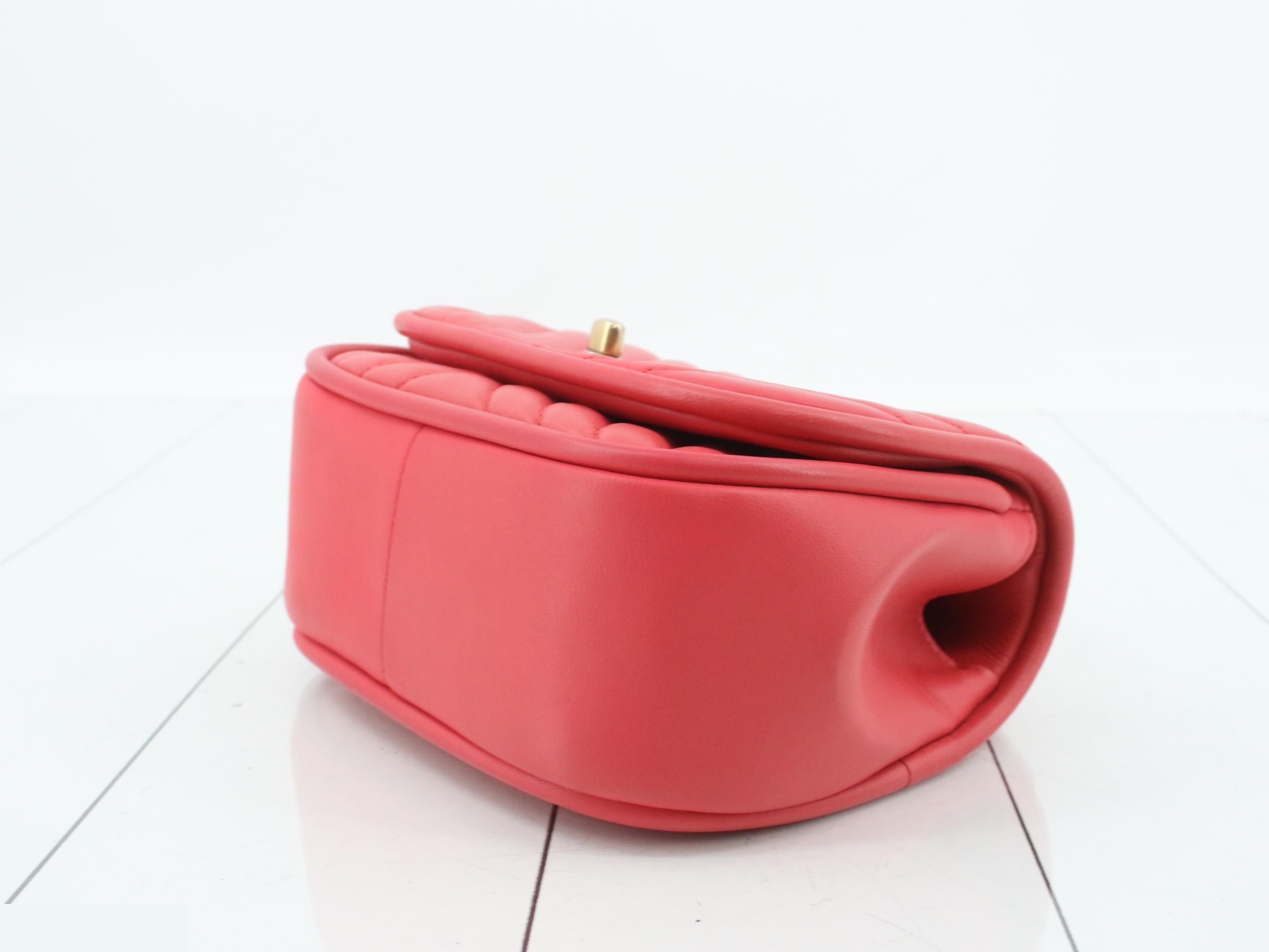 Messenger Lambskin Shoulder Bag — view 6