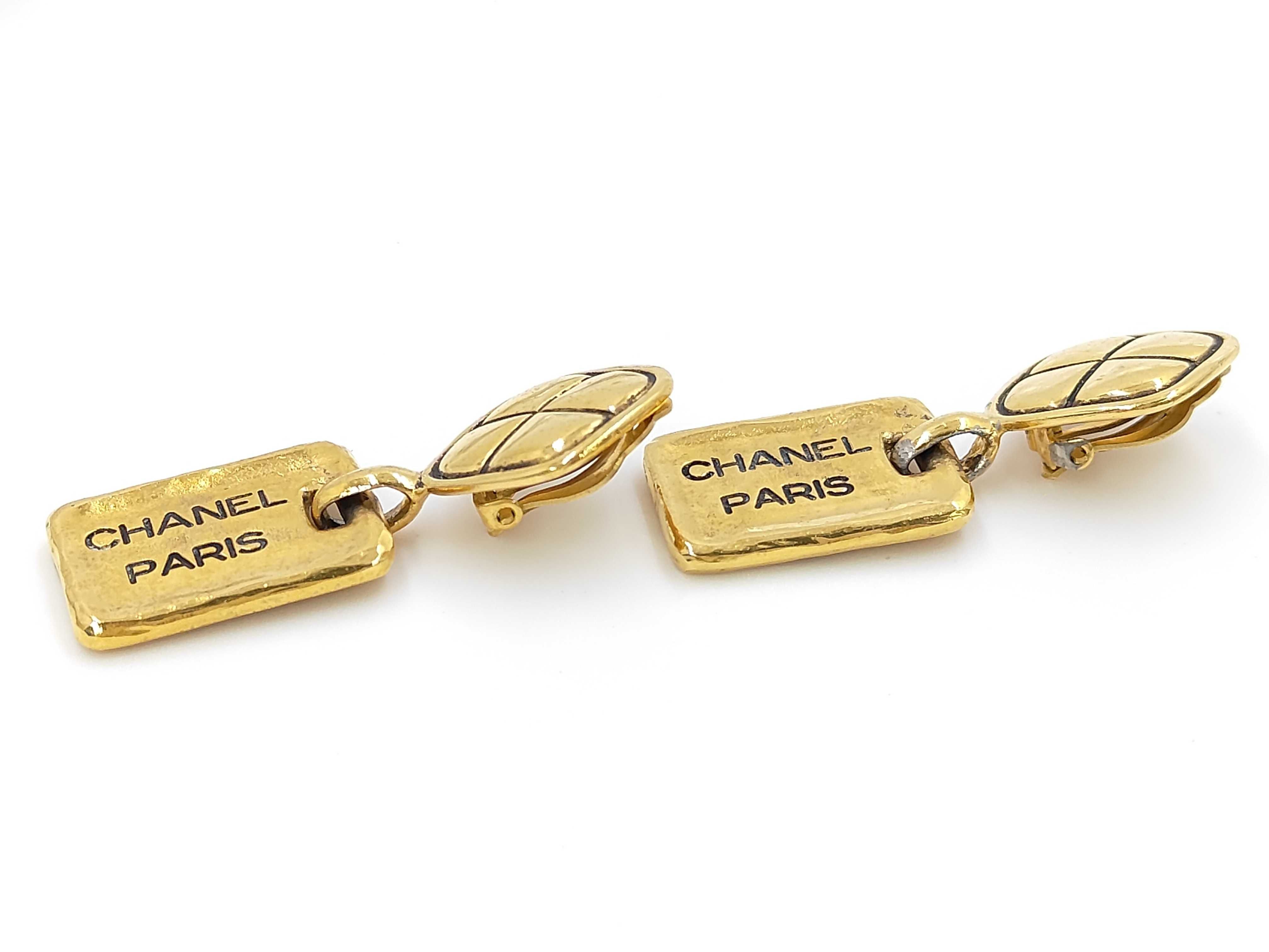 Cambon Plate Earrings — view 2