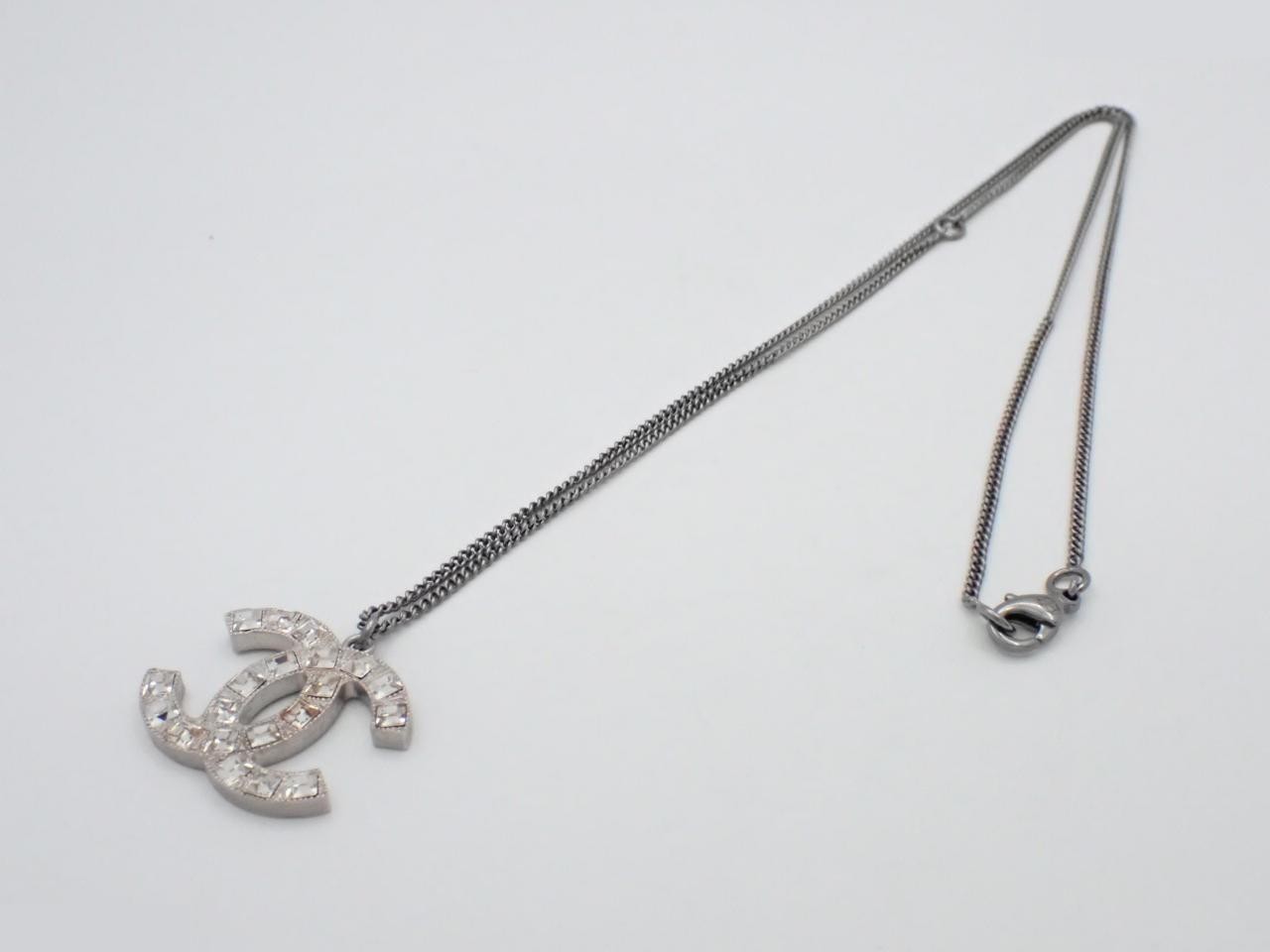 Coco Mark Rhinestone Necklace, Chain approx. 60cm — view 3