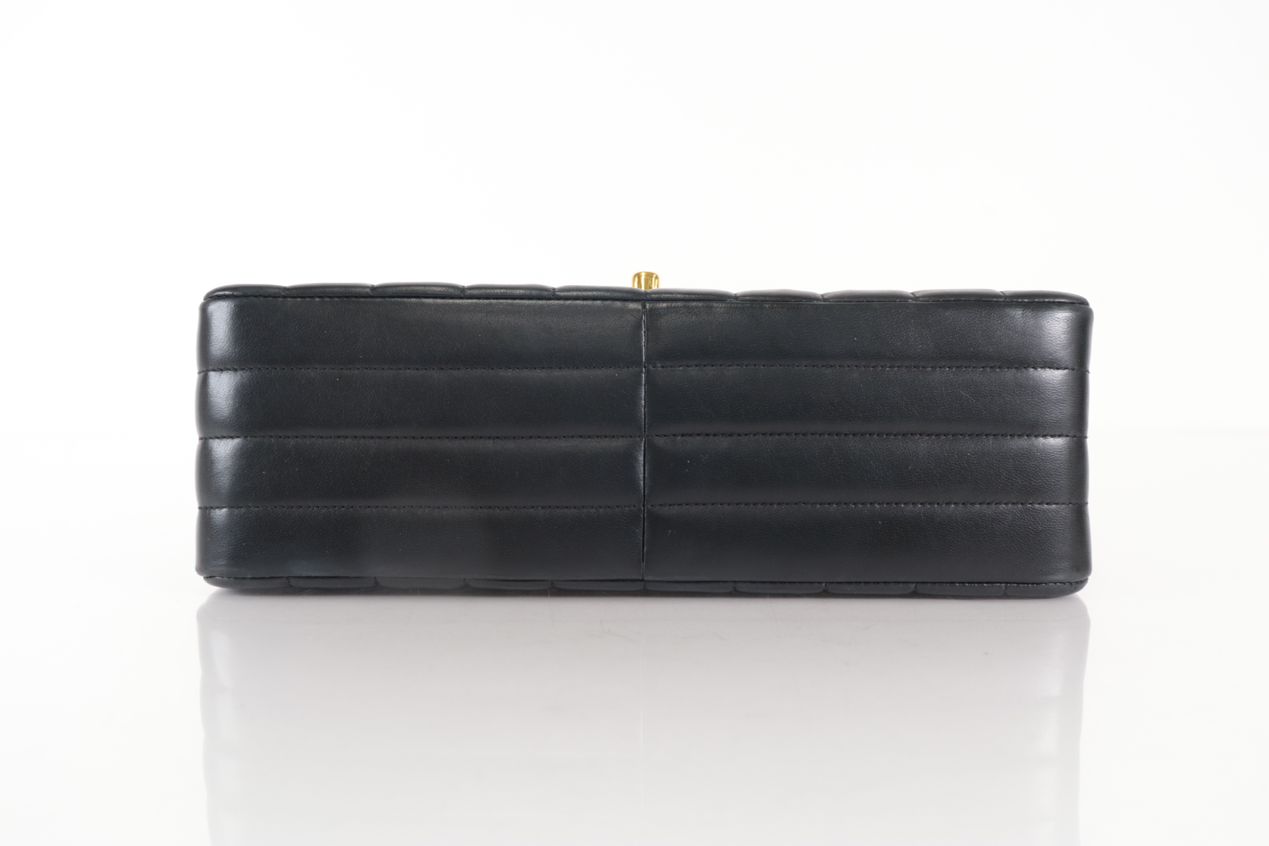 Mademoiselle Lambskin Bicolor Shoulder Bag (No. 6) — view 7