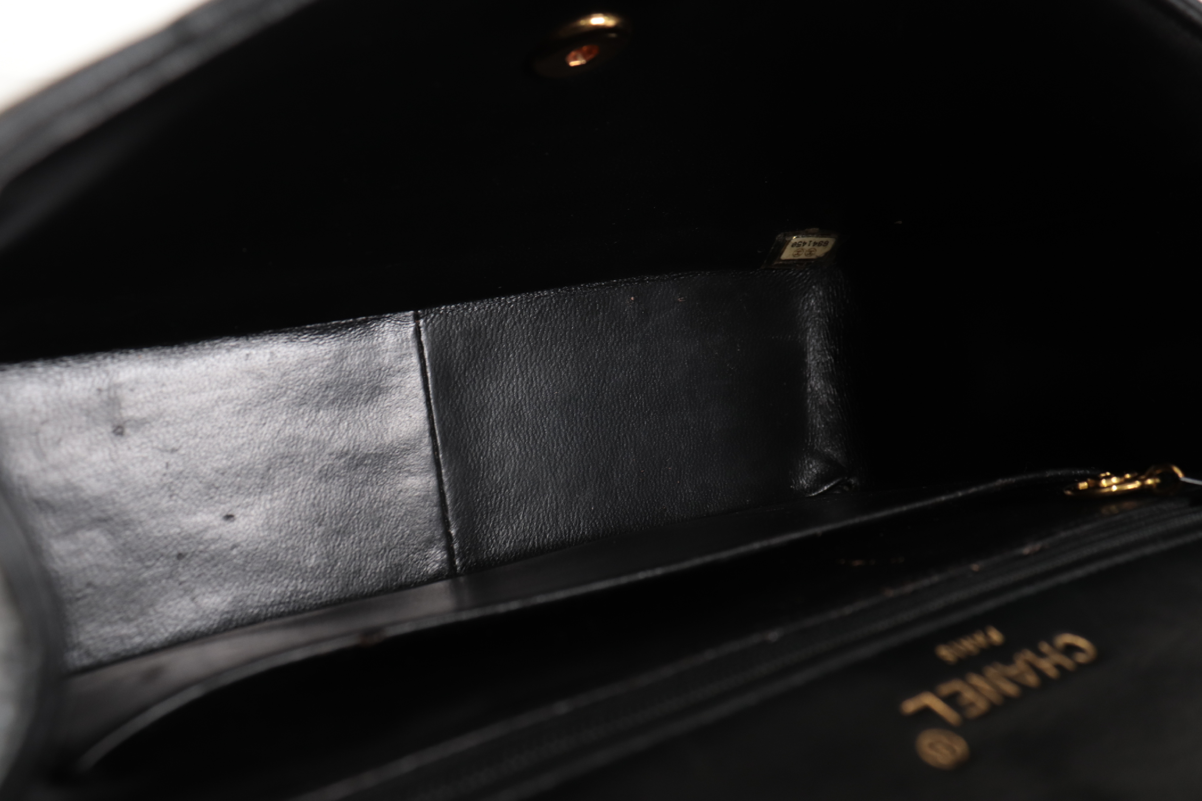 Mademoiselle Lambskin Bicolor Shoulder Bag (No. 6) — view 9
