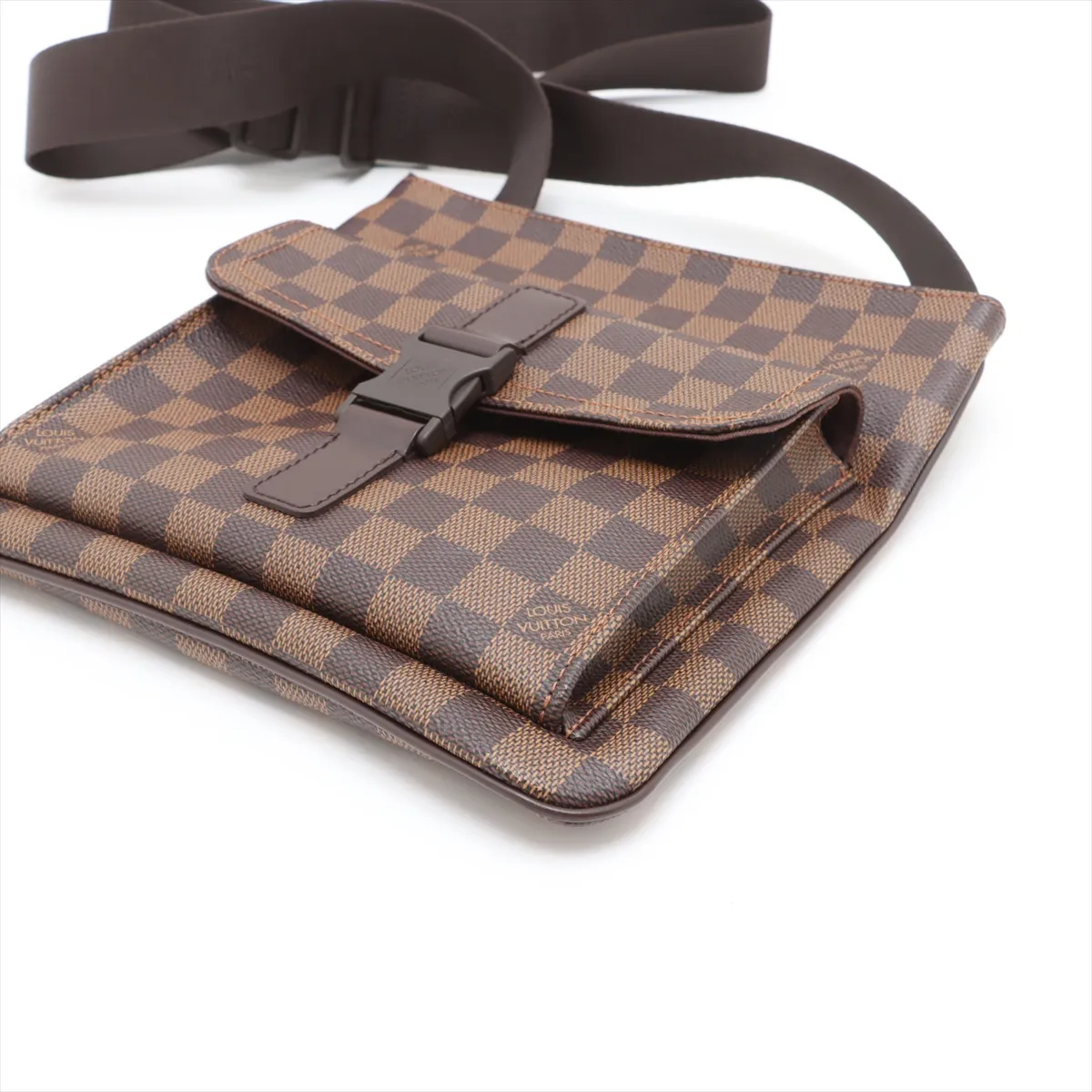 Damier Pochette Melville N51127 FL0066 Brown — view 3